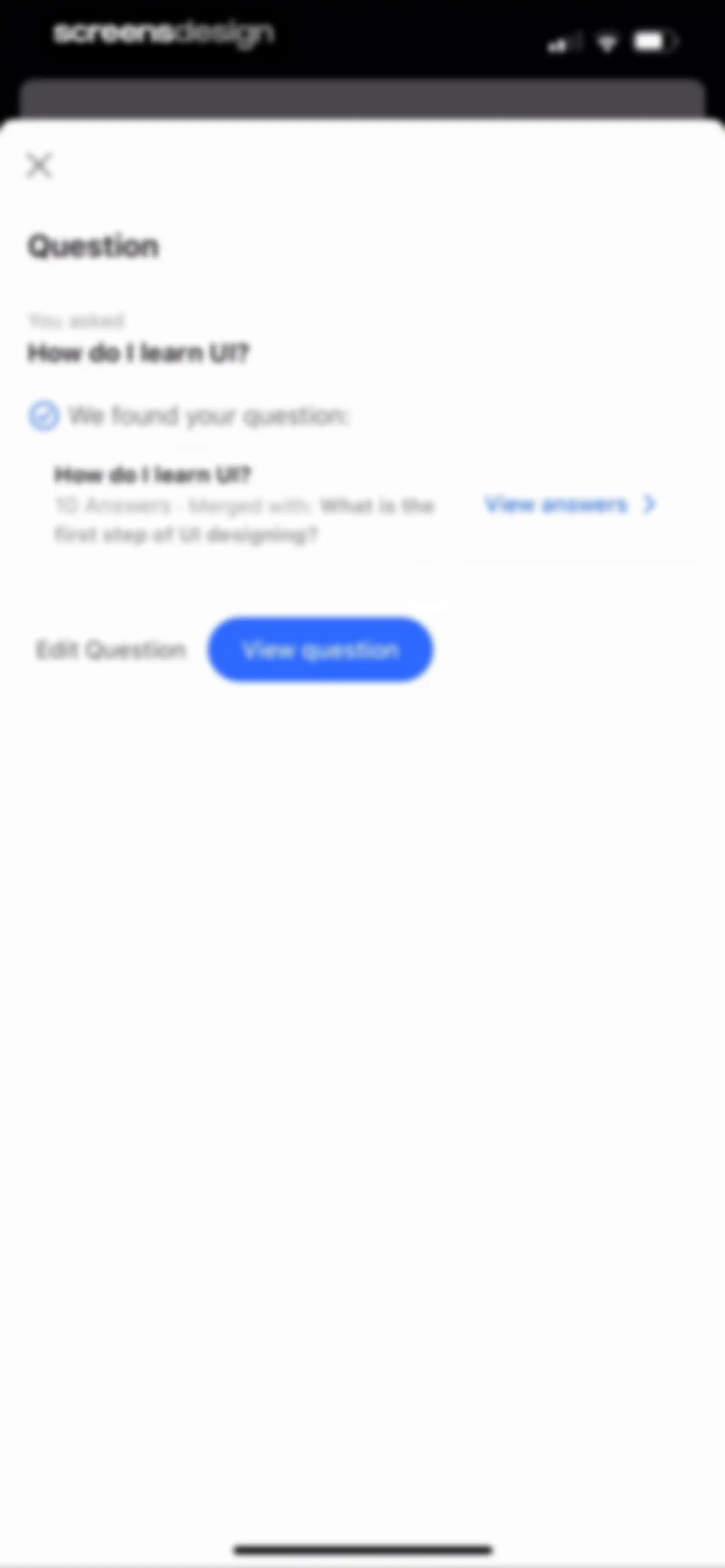 Quora screen 98