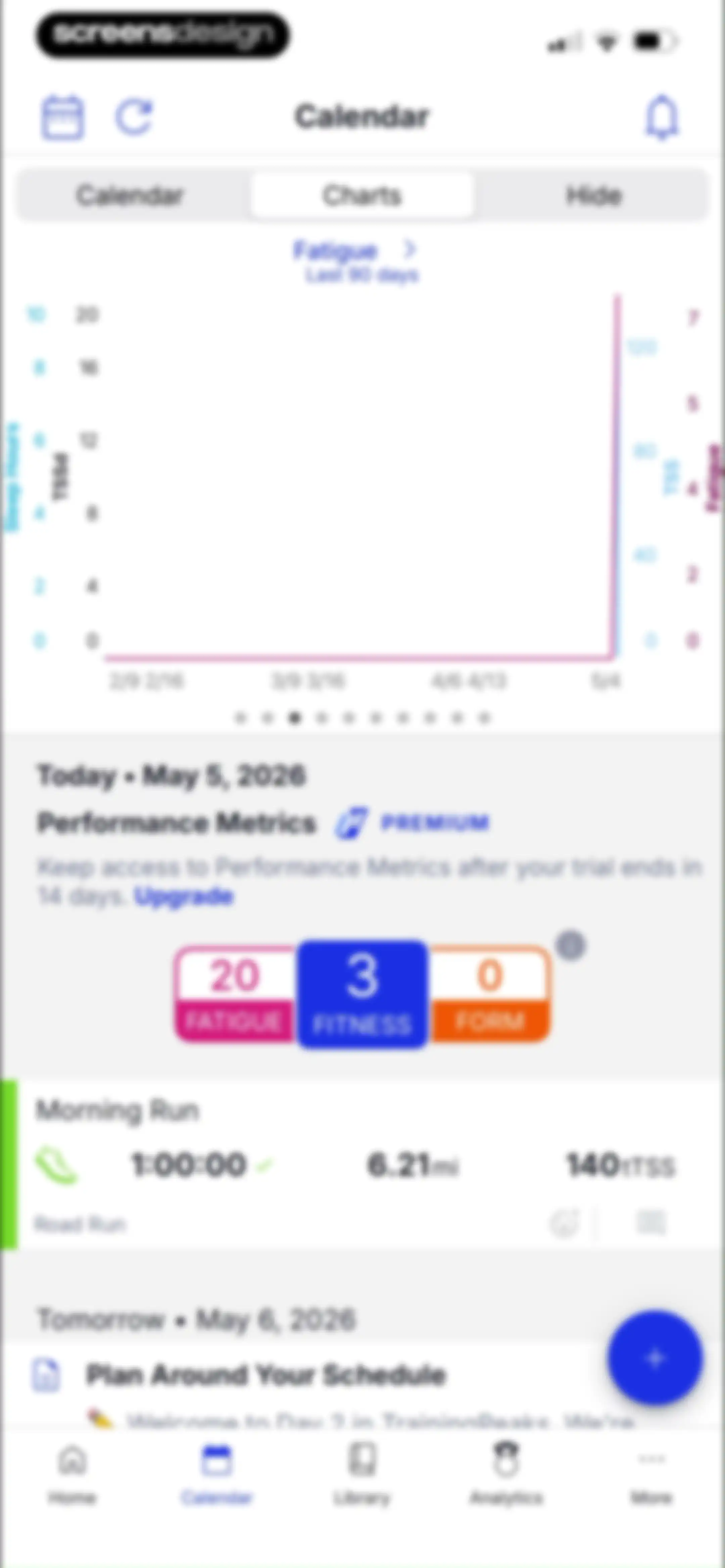 TrainingPeaks: Plan Train Lift screen 62