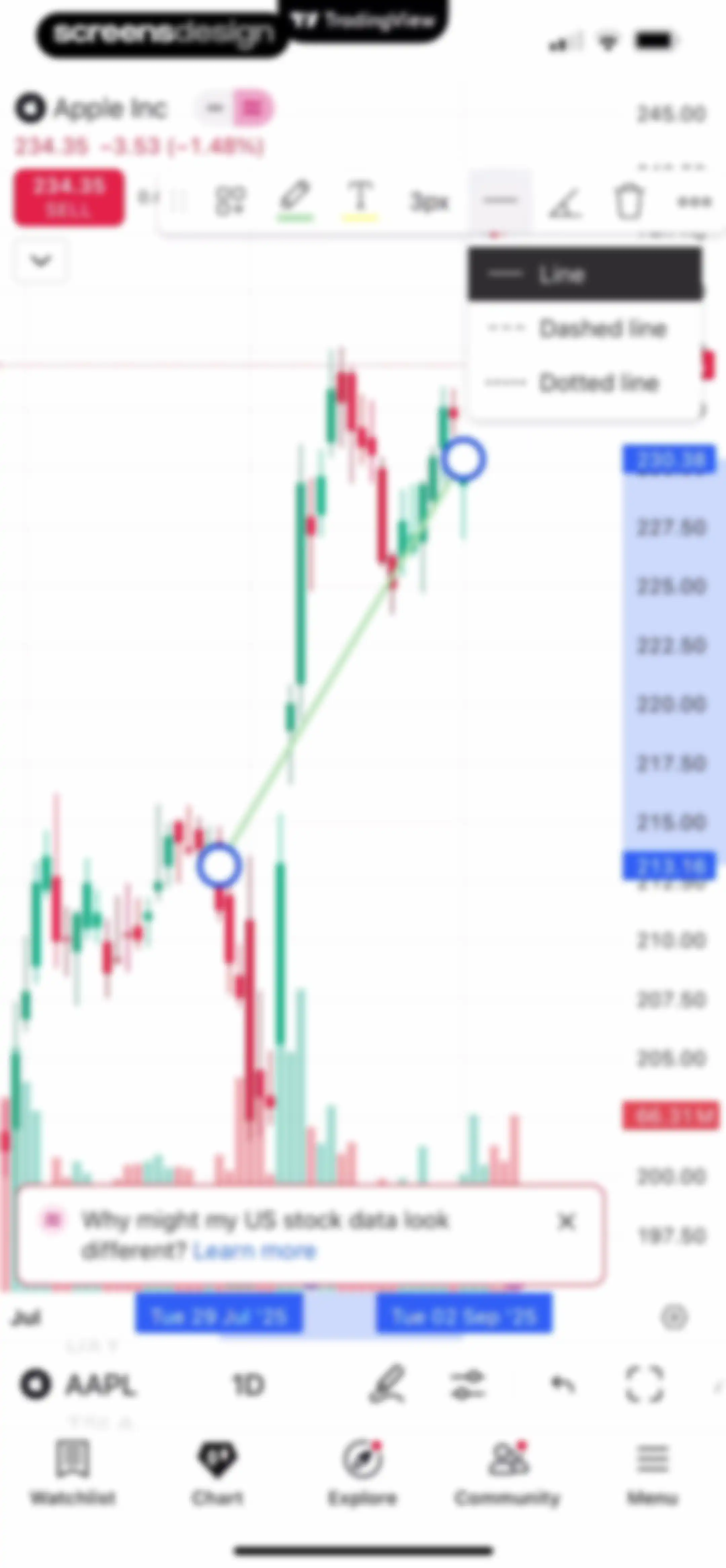 TradingView: Track All Markets screen 73