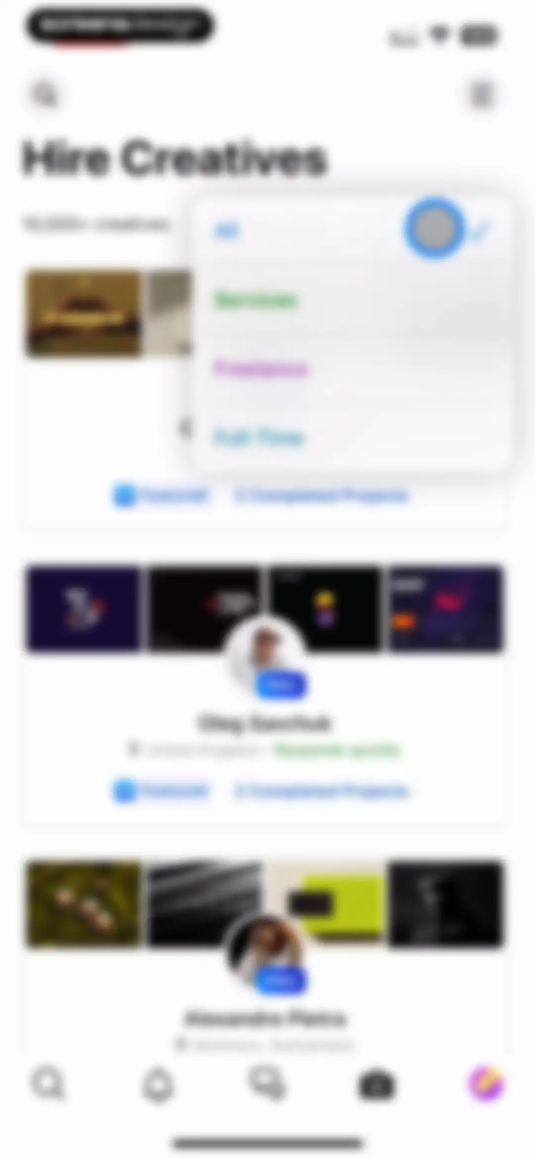 Behance – Creative Portfolios screen 79