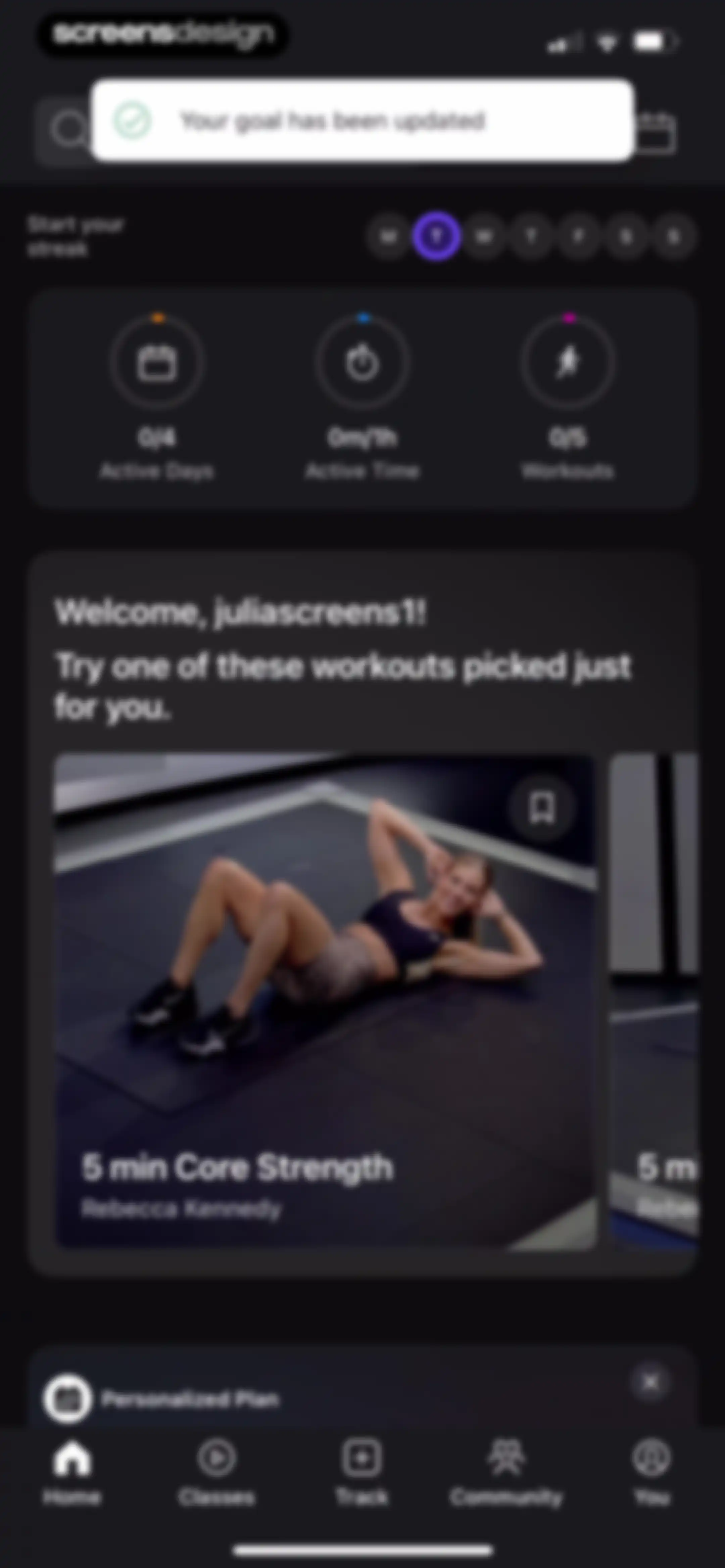 Peloton: Fitness & Workouts screen 39
