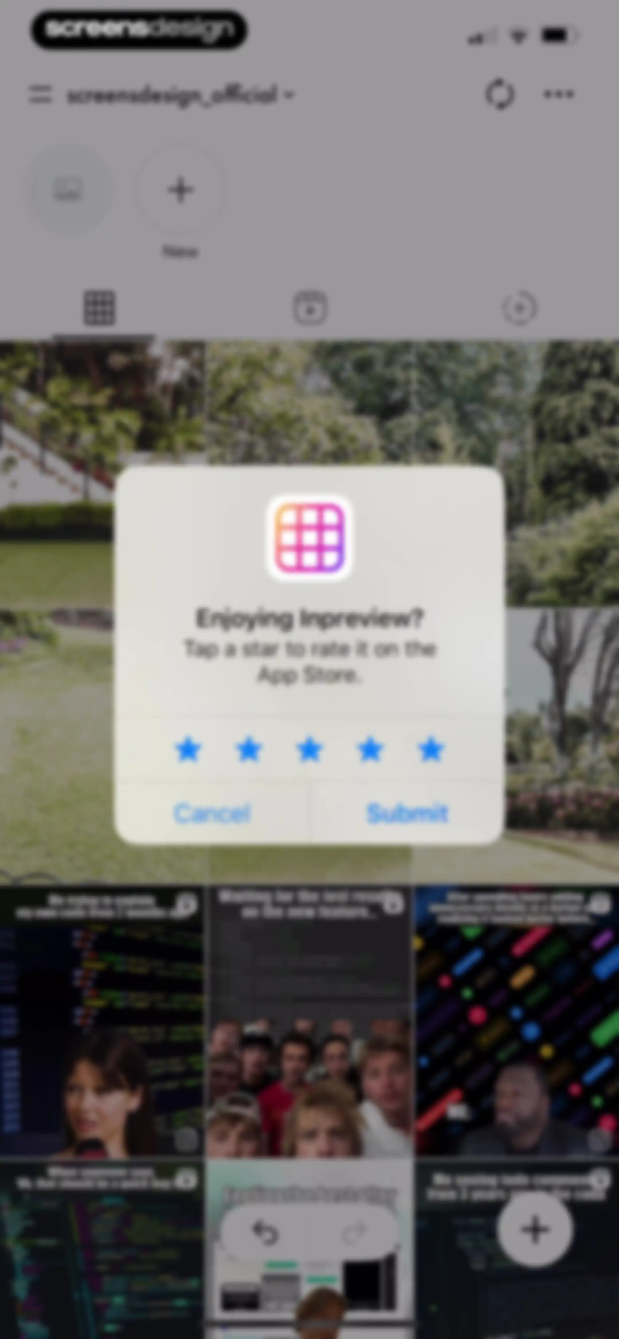 Layout for Instagram・Inpreview screen 39