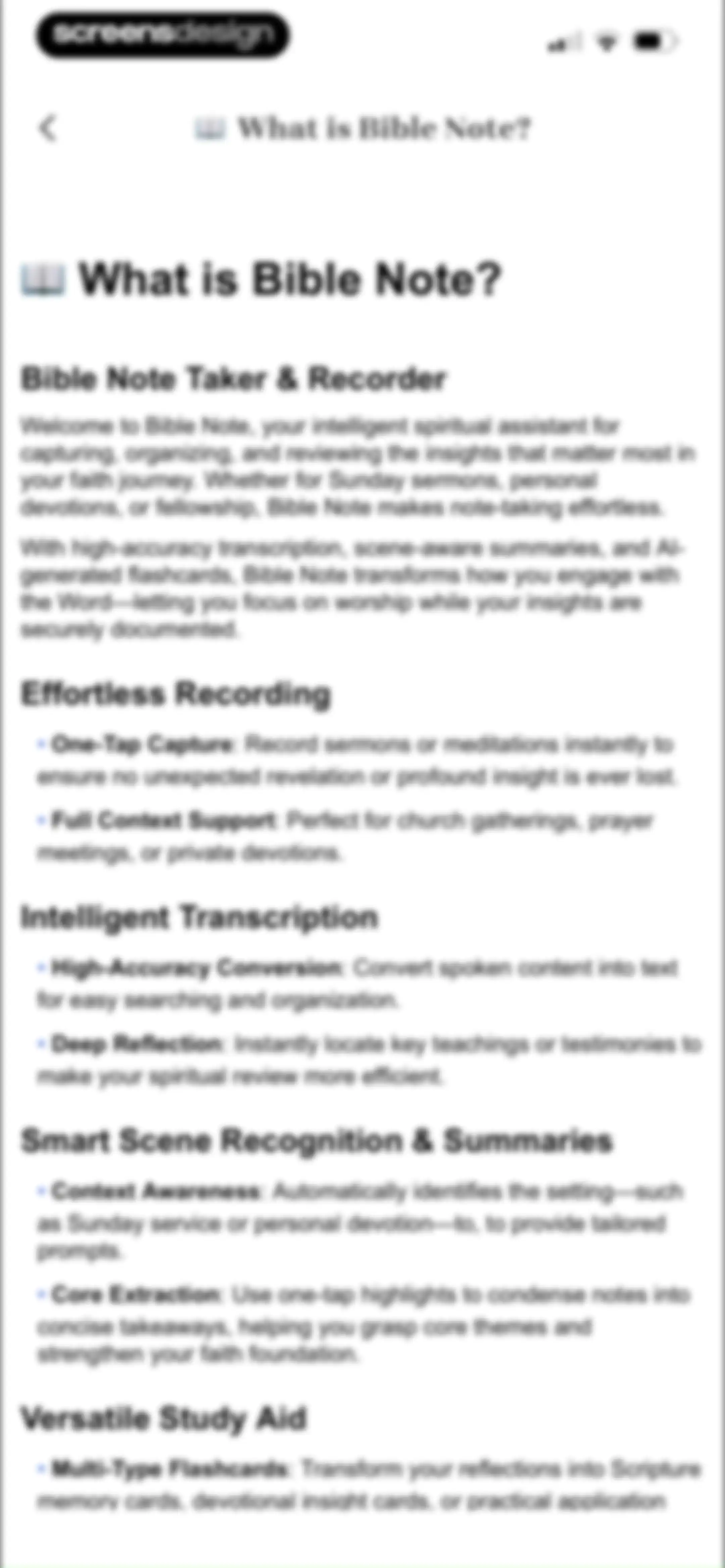 Bible Note: Sermon Notes screen 141