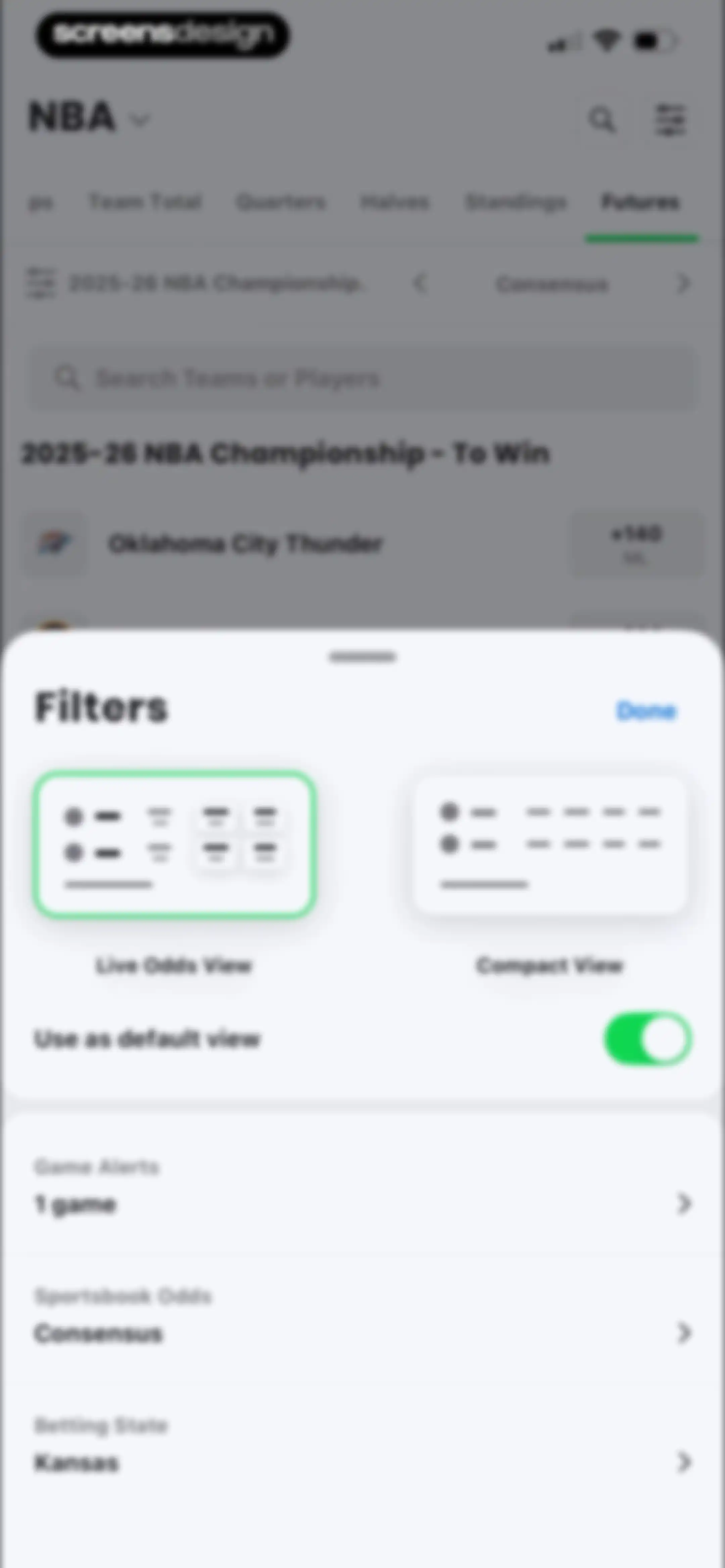 Action Network: Sports Betting screen 126