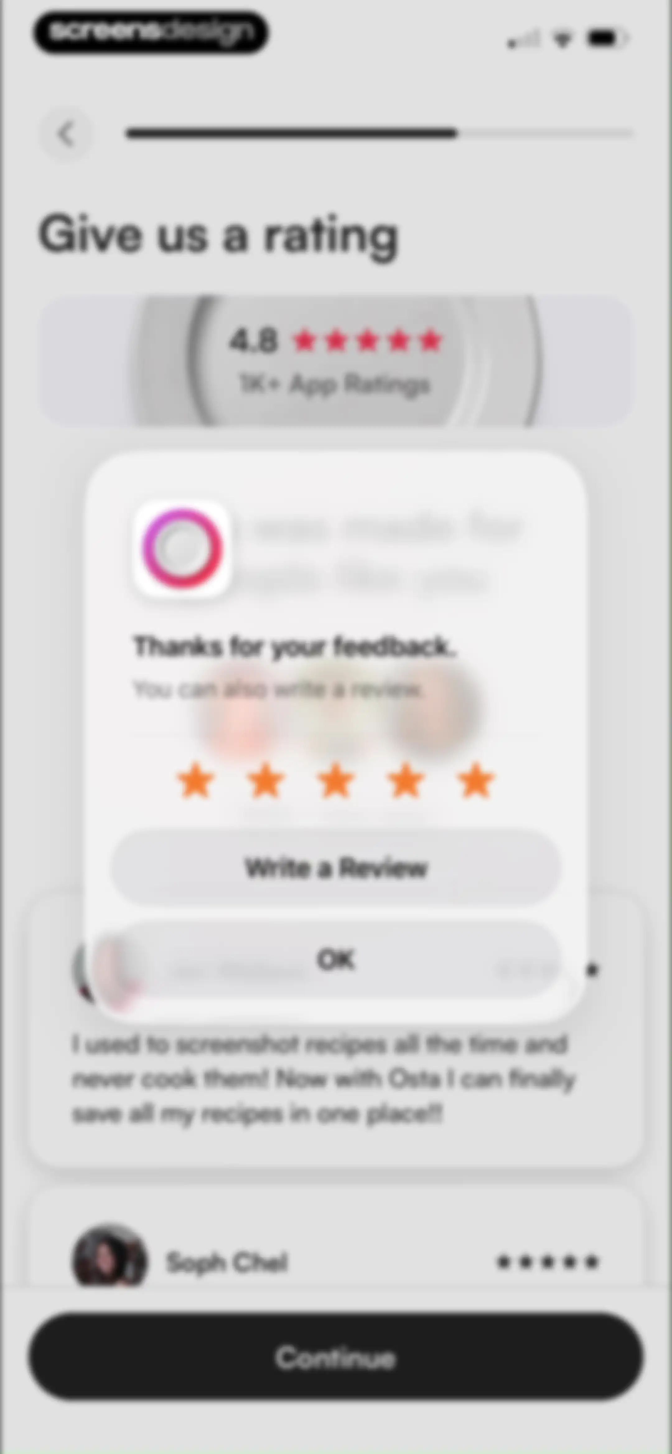 Osta: Save & Share Recipes screen 21