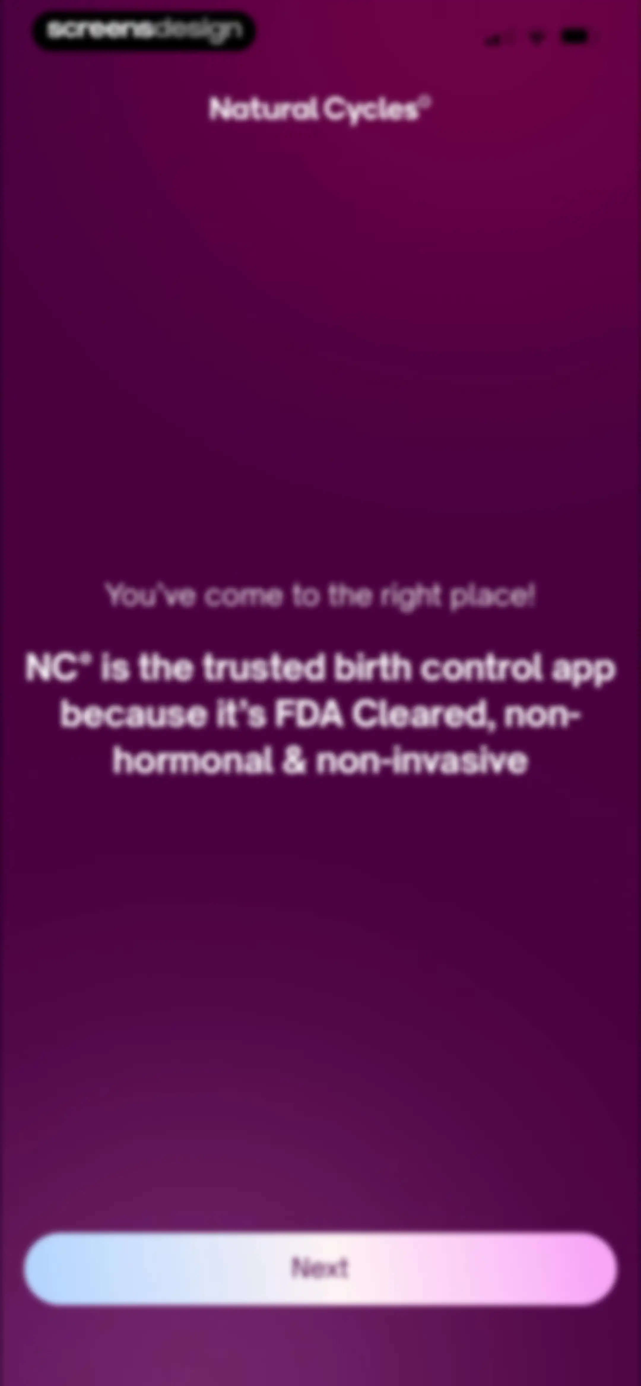 Natural Cycles Fertility App screen 5