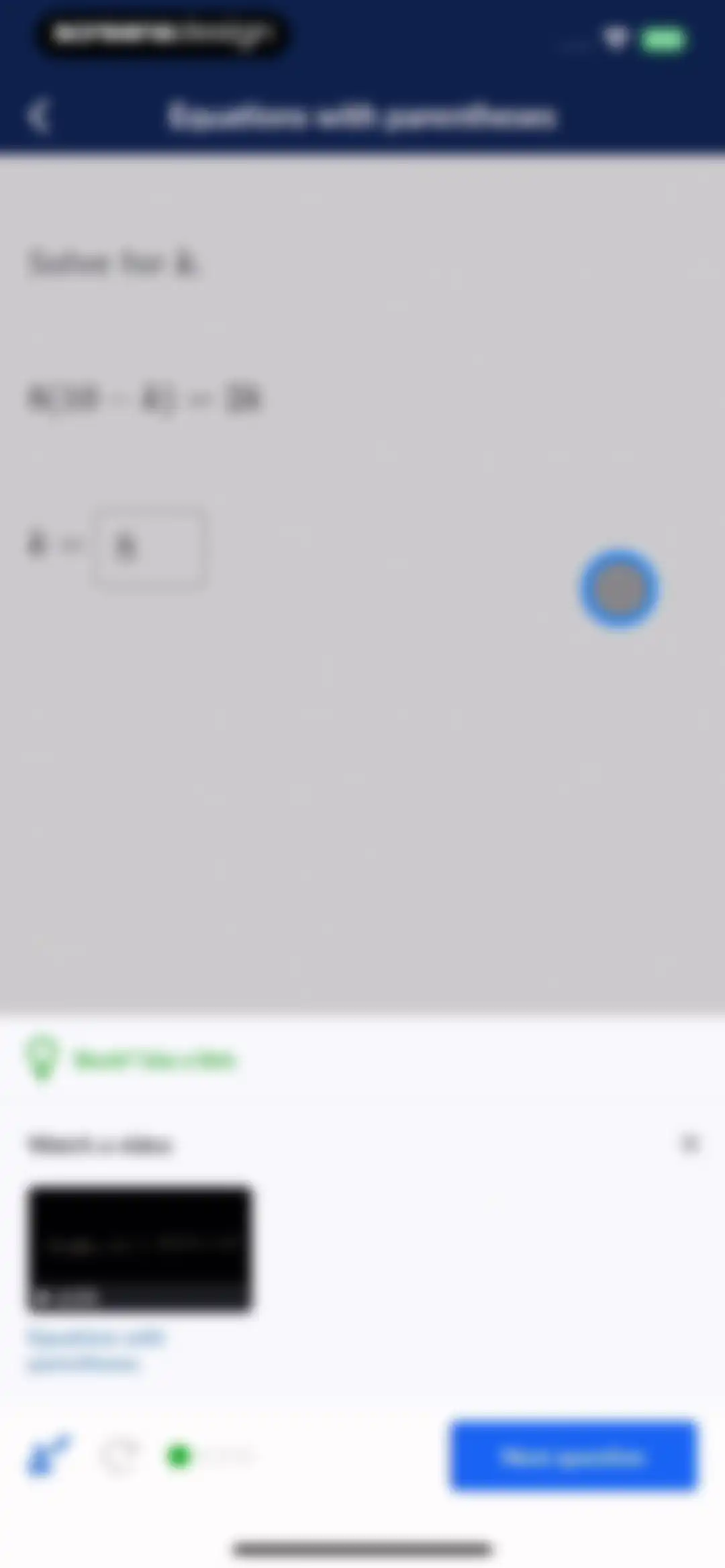 Khan Academy screen 25