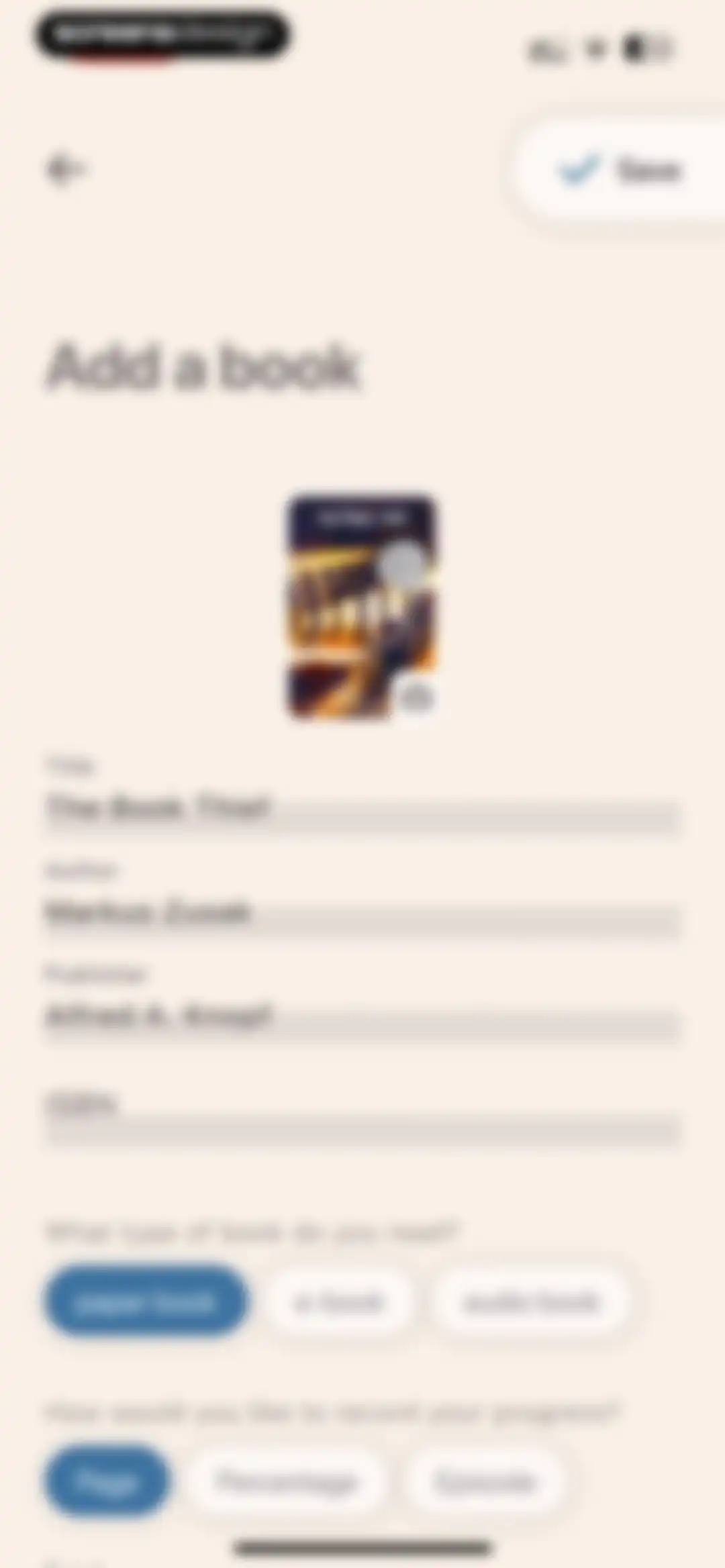 Bookmory - reading tracker screen 12