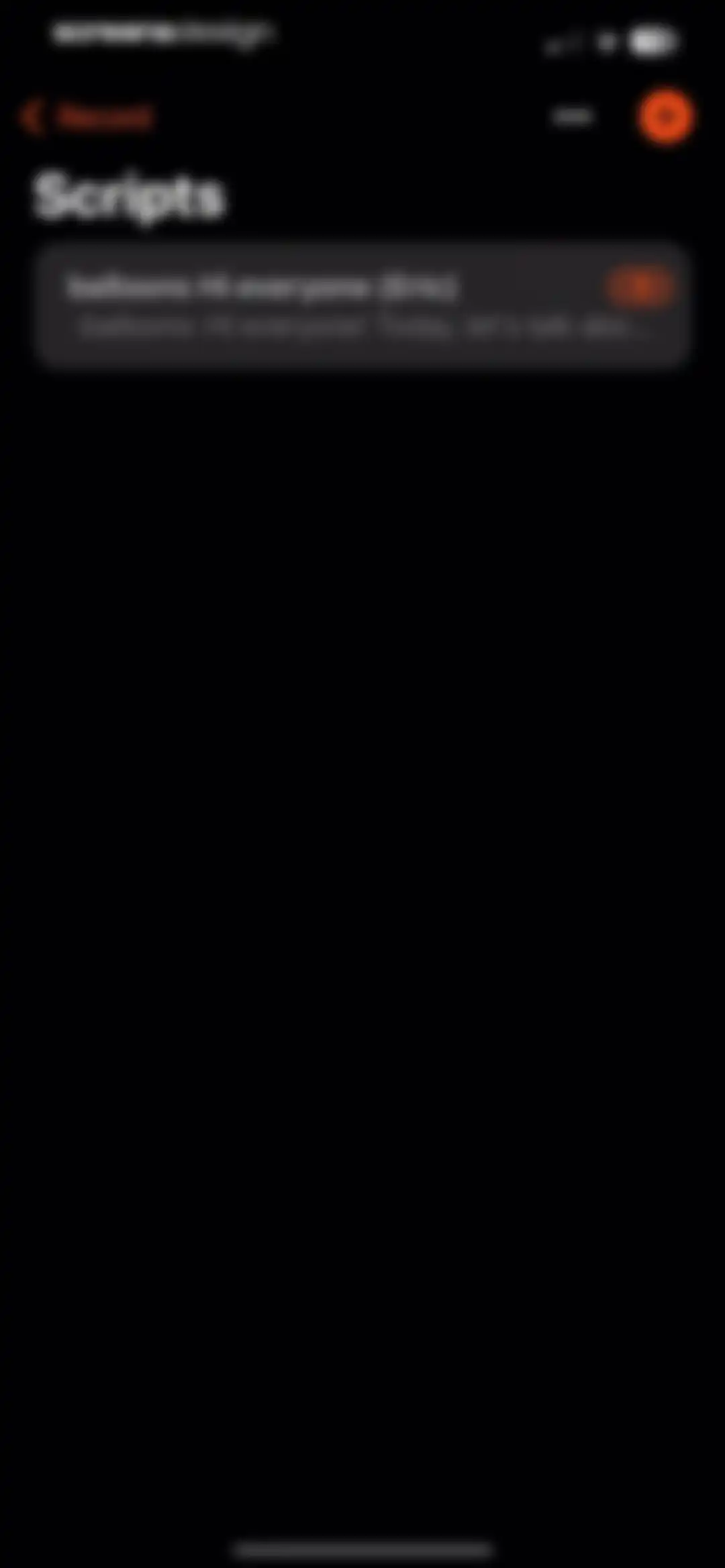Teleprompter for Video screen 75