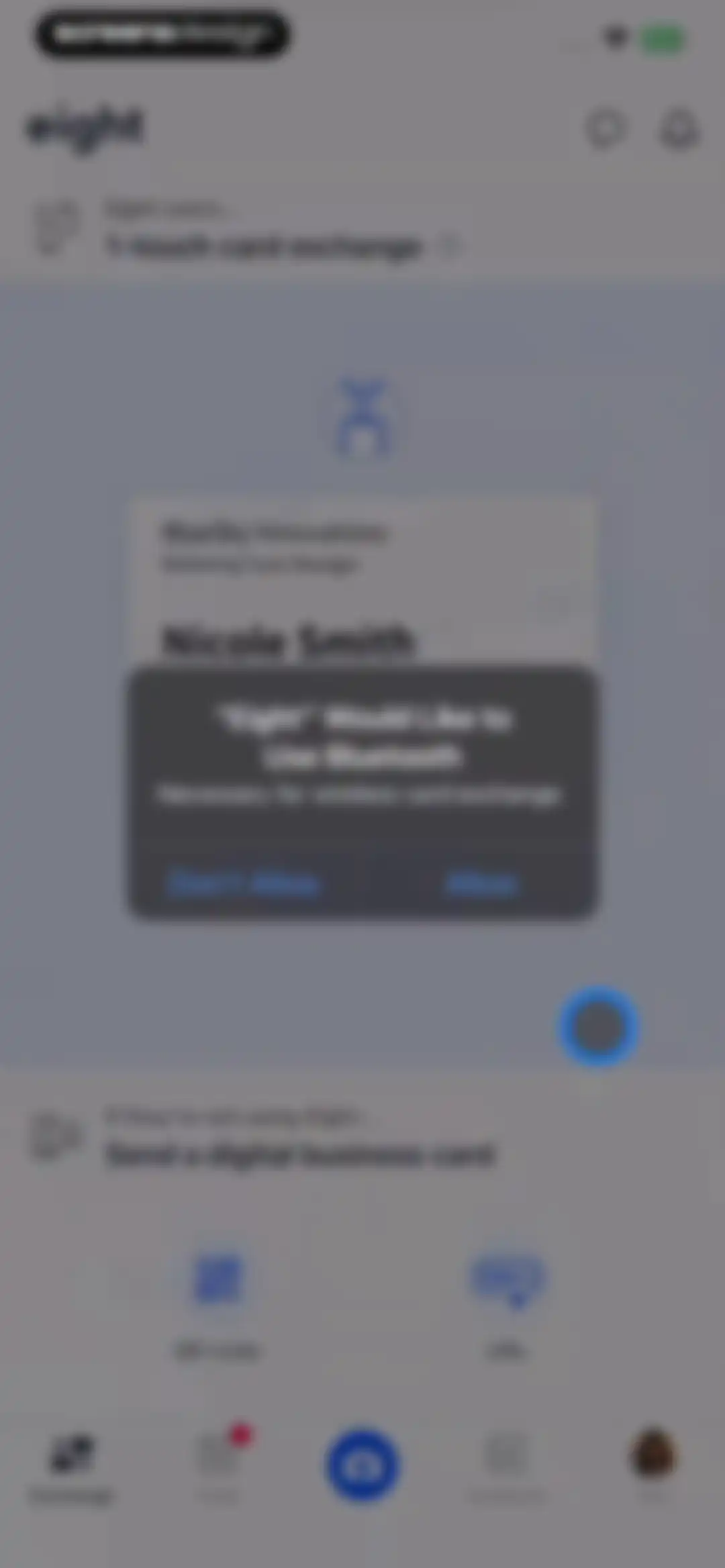 Eight: Business Card Manager screen 27