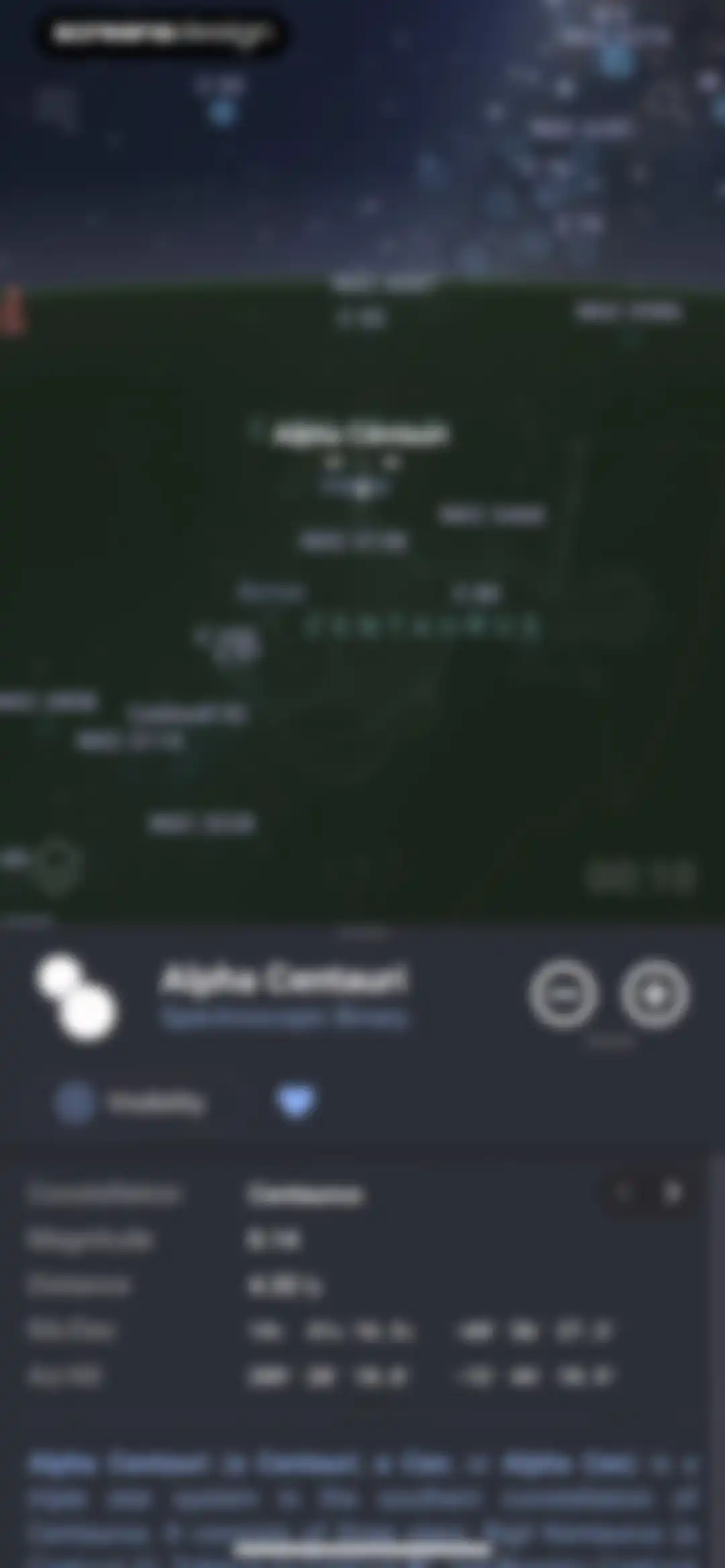Stellarium Mobile - Star Map screen 31