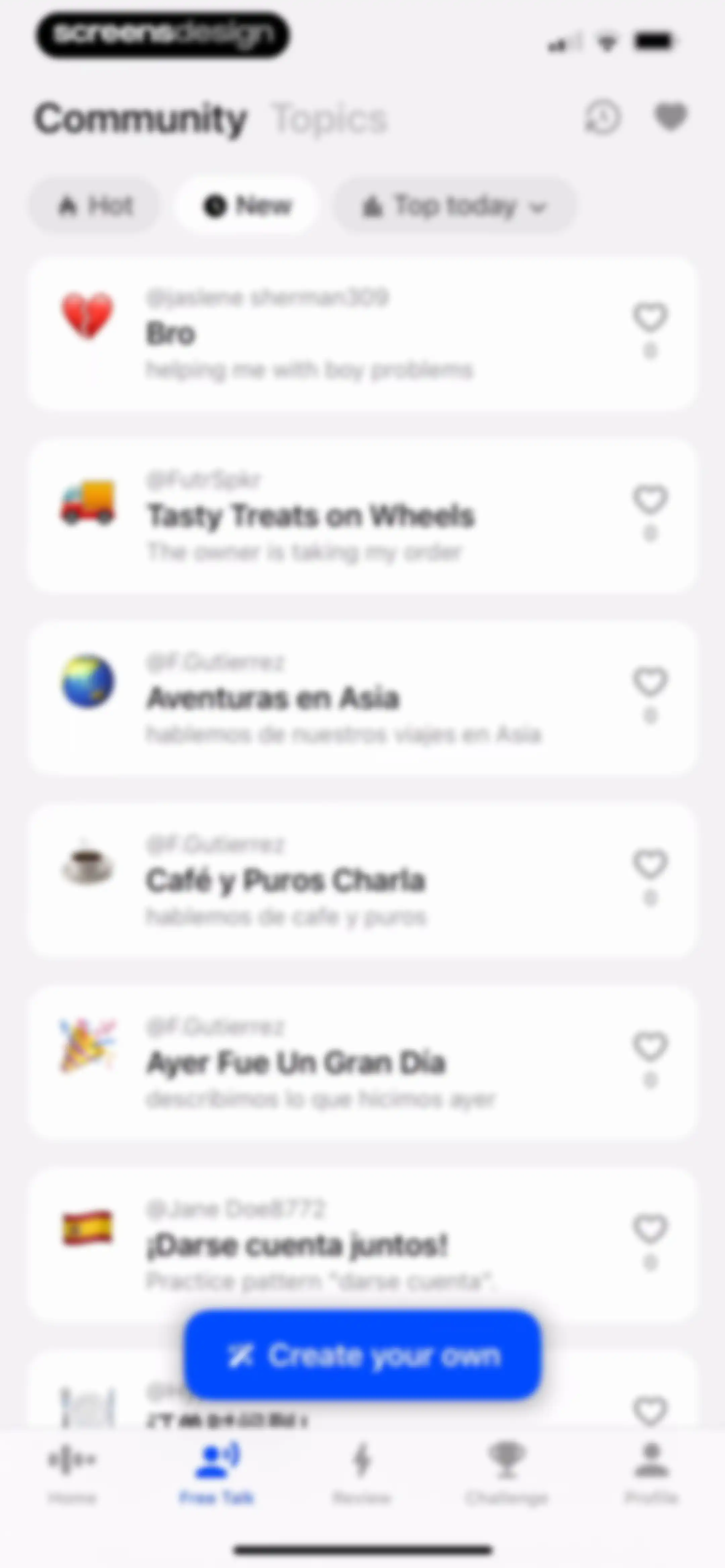 Speak: Language Learning screen 138