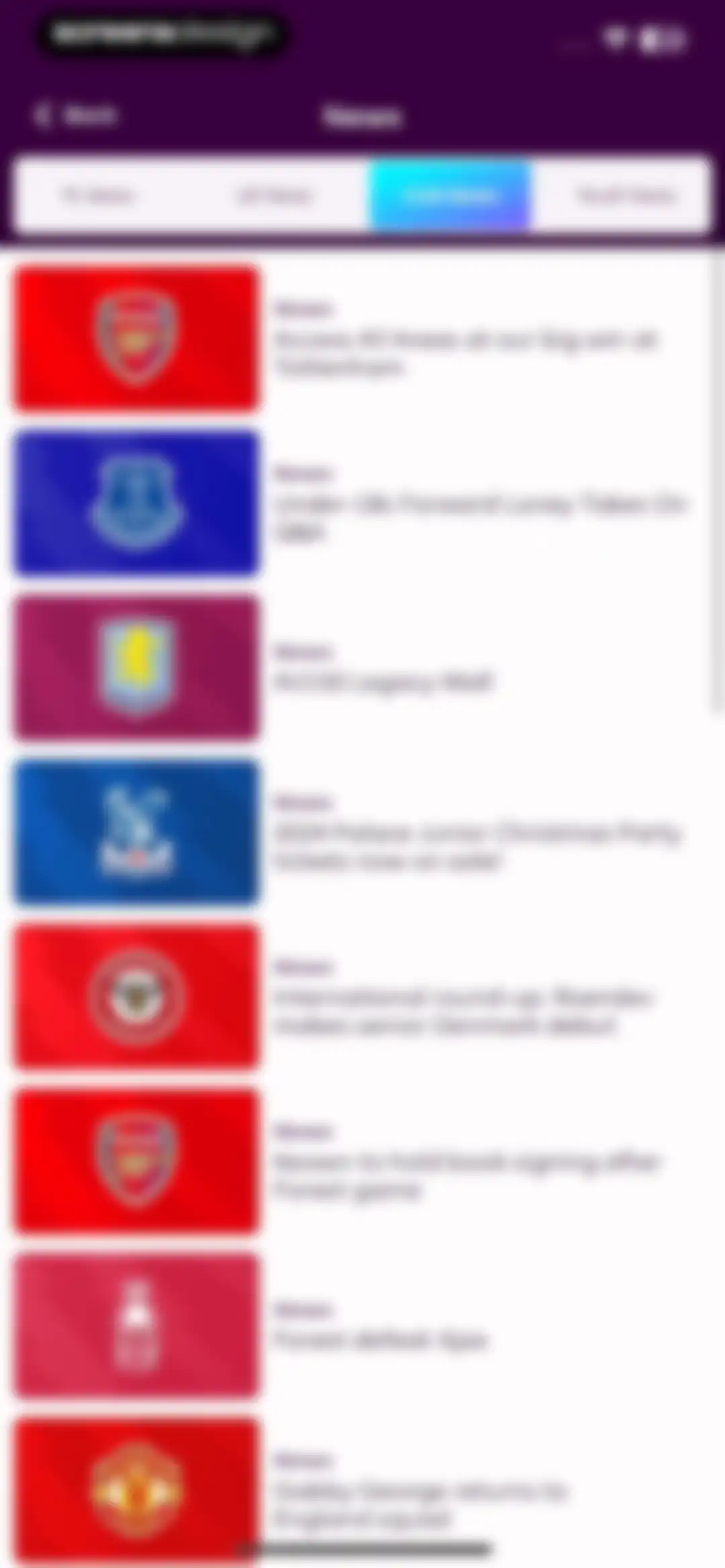 Premier League - Scores, News screen 77