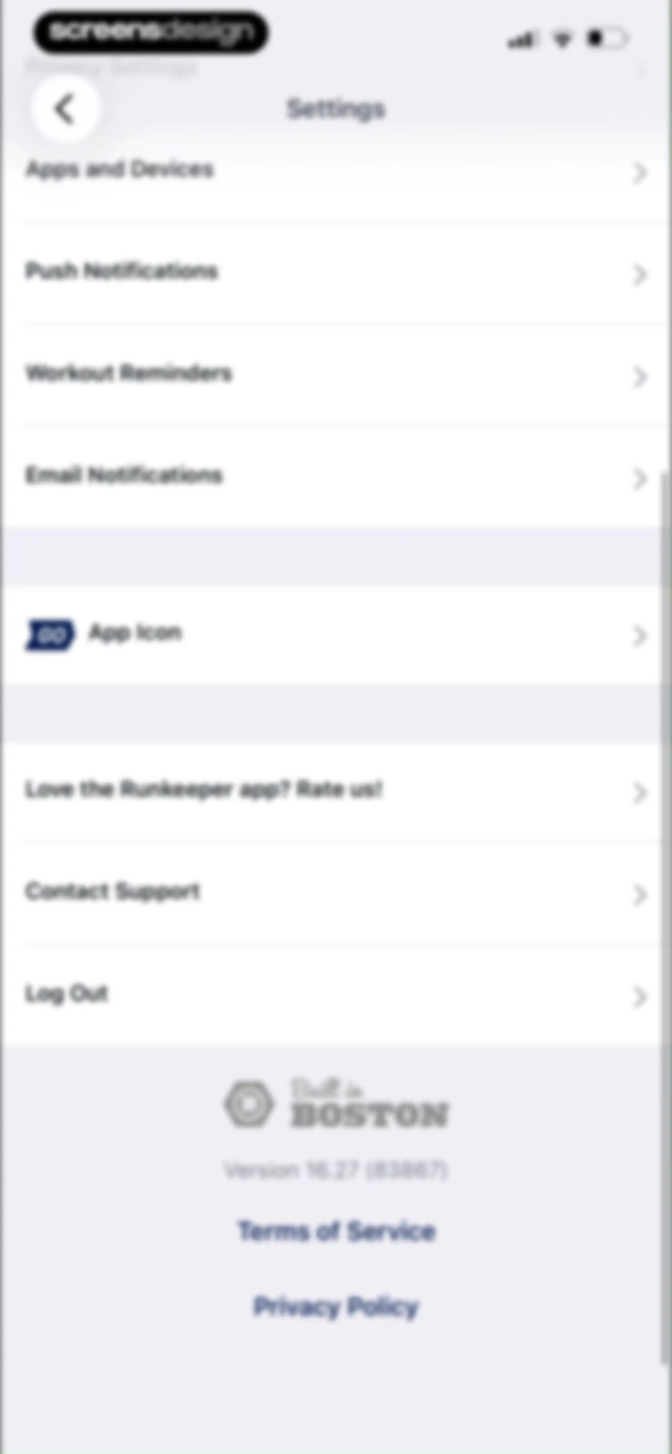 ASICS Runkeeper—Run Tracker screen 244