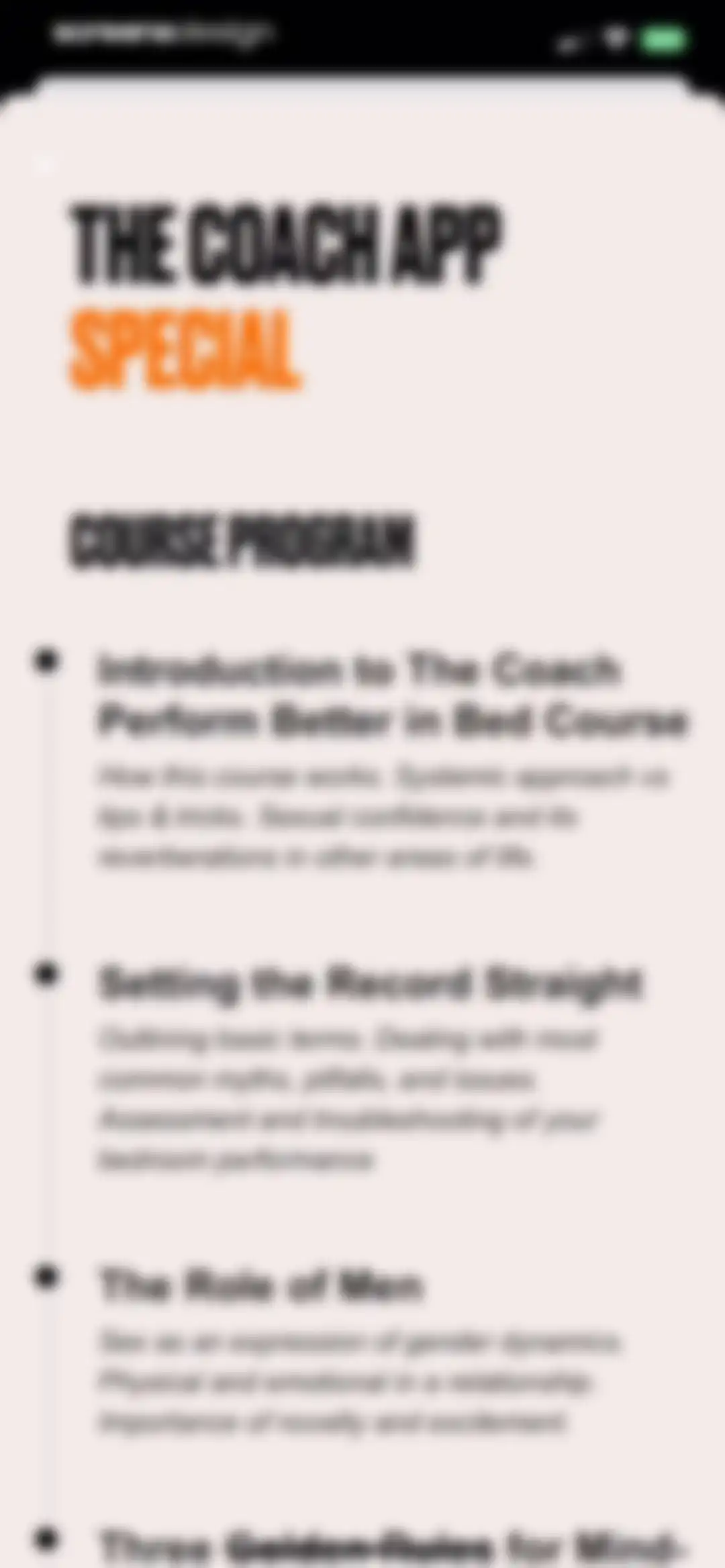 The Coach: Mens Health & Kegel screen 67