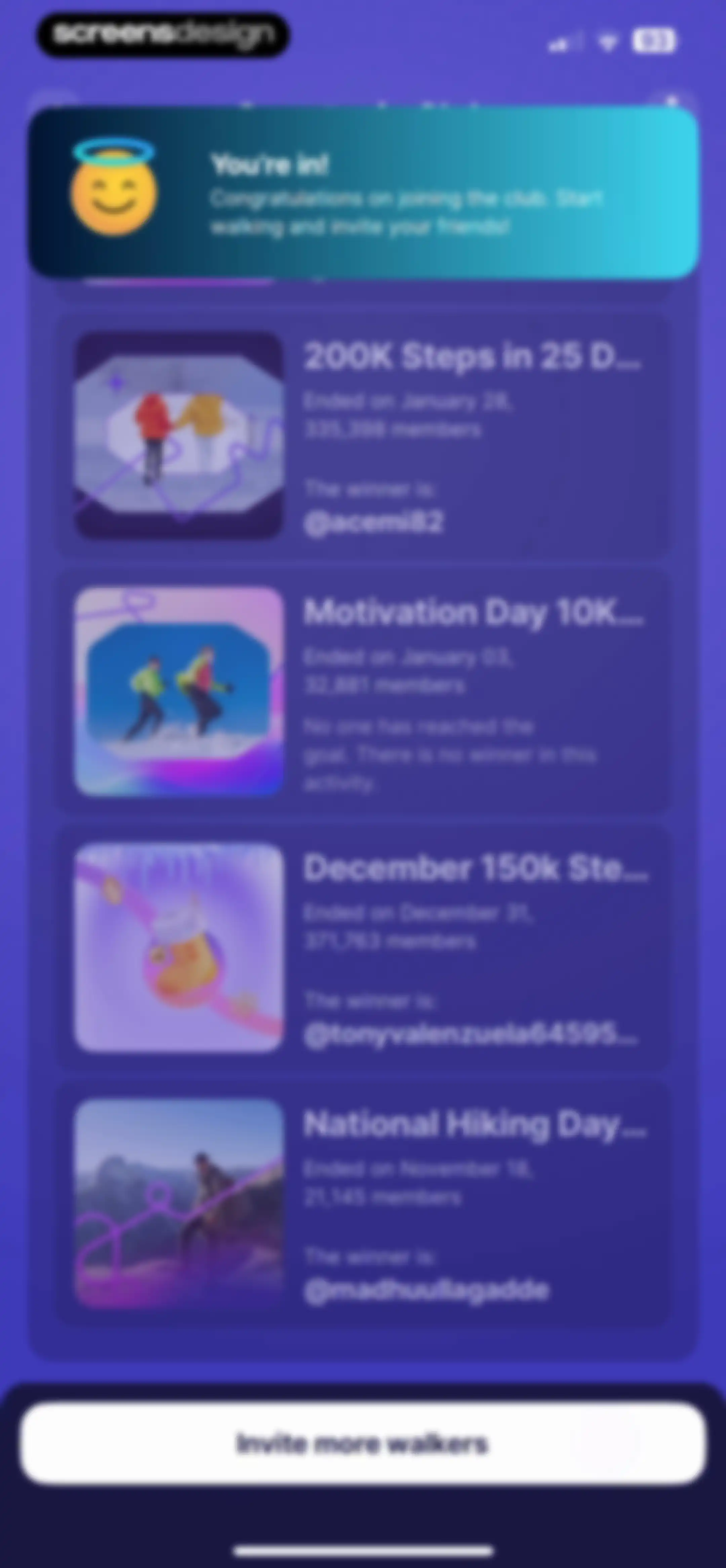 Sweatcoin Walking Step Counter screen 121