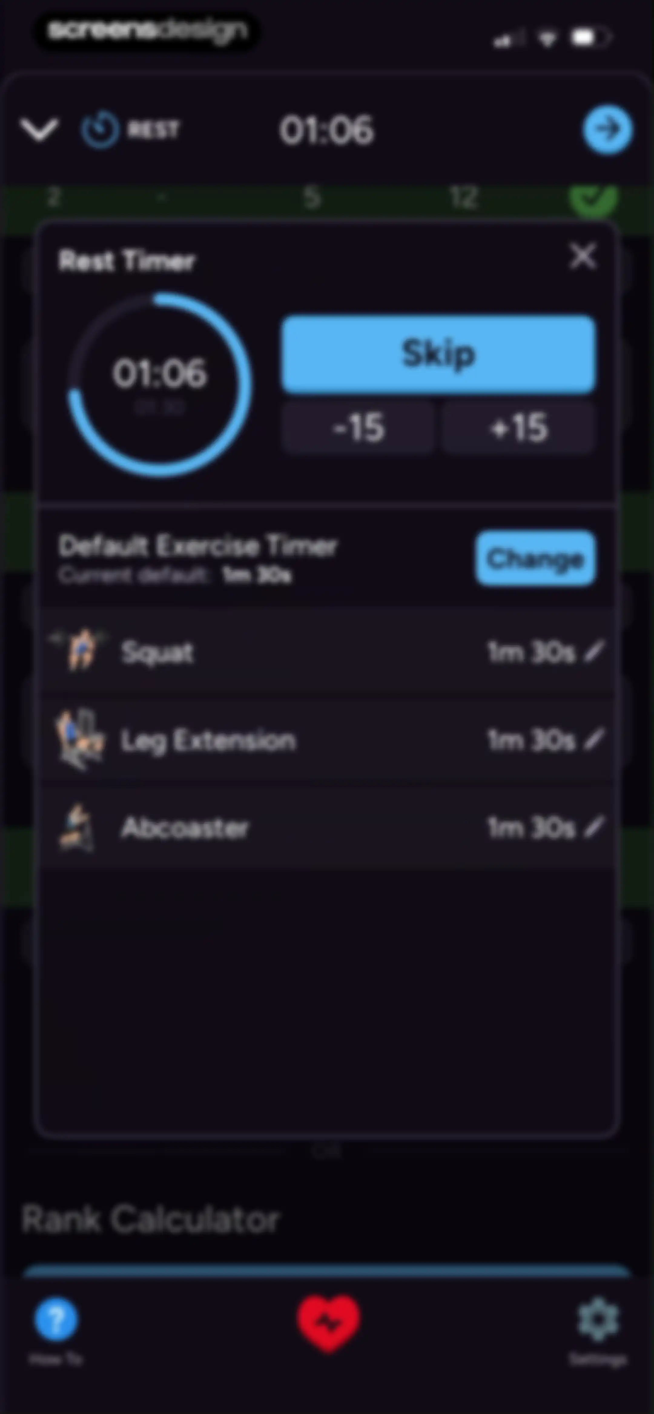 Liftoff - Ranked Gym Workouts screen 127