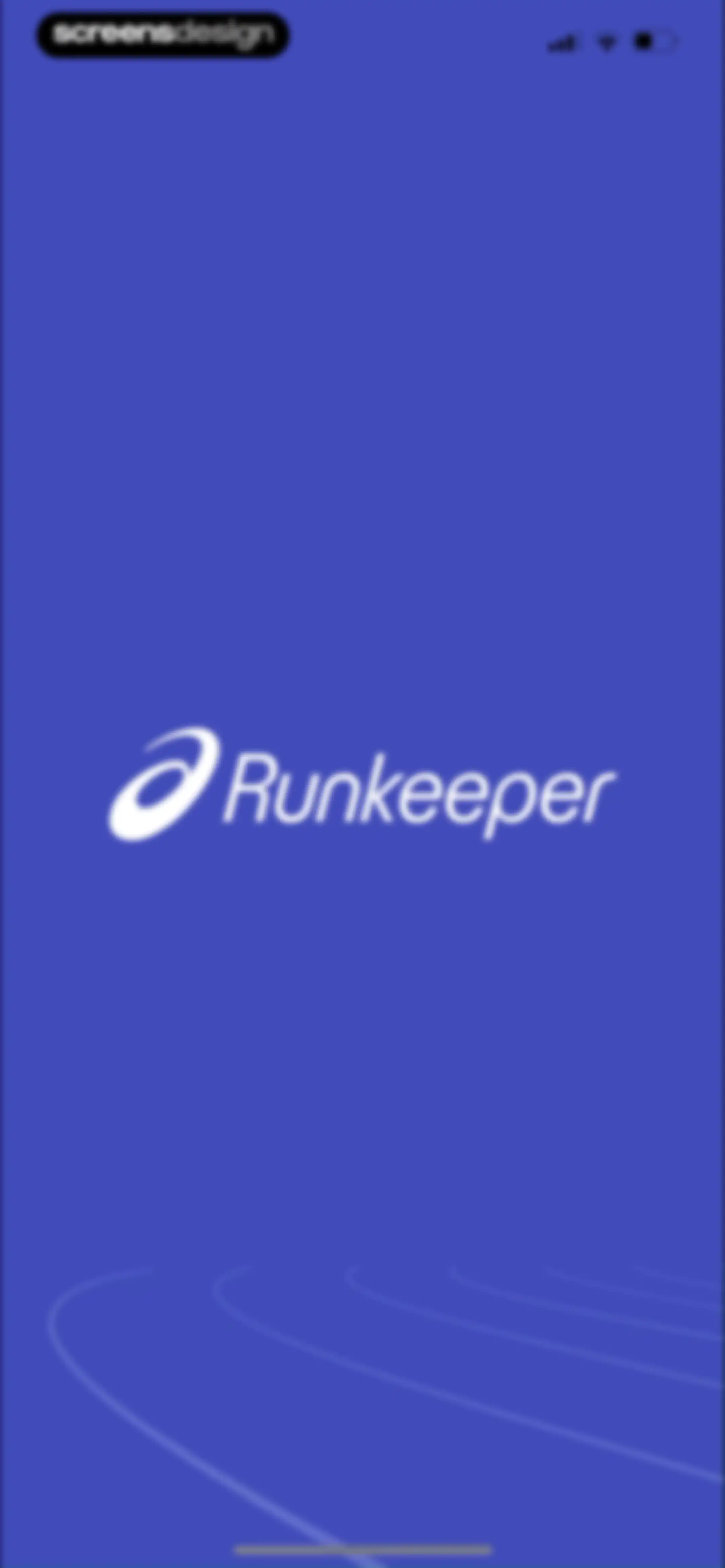 ASICS Runkeeper—Run Tracker screen 1