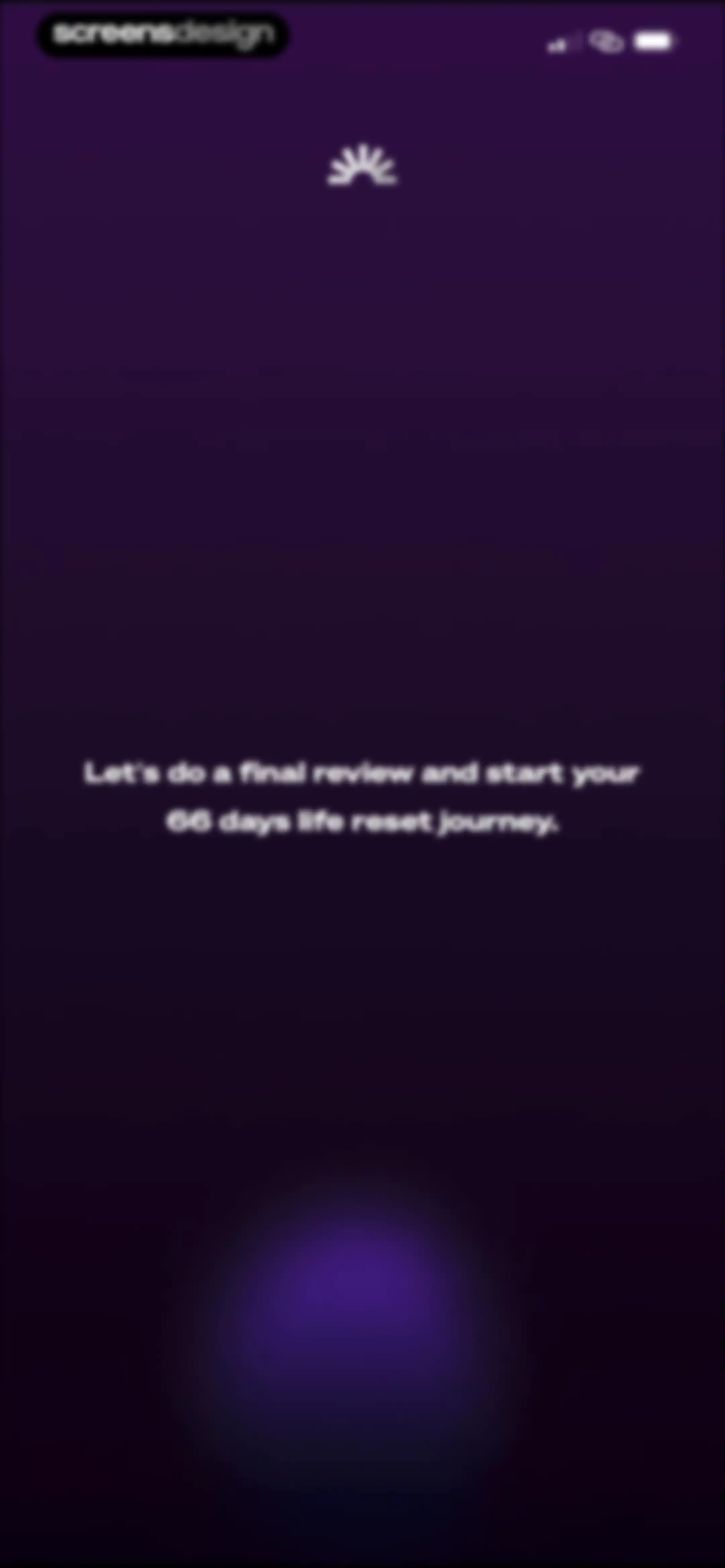 Life Reset: 66 Day Habit screen 99