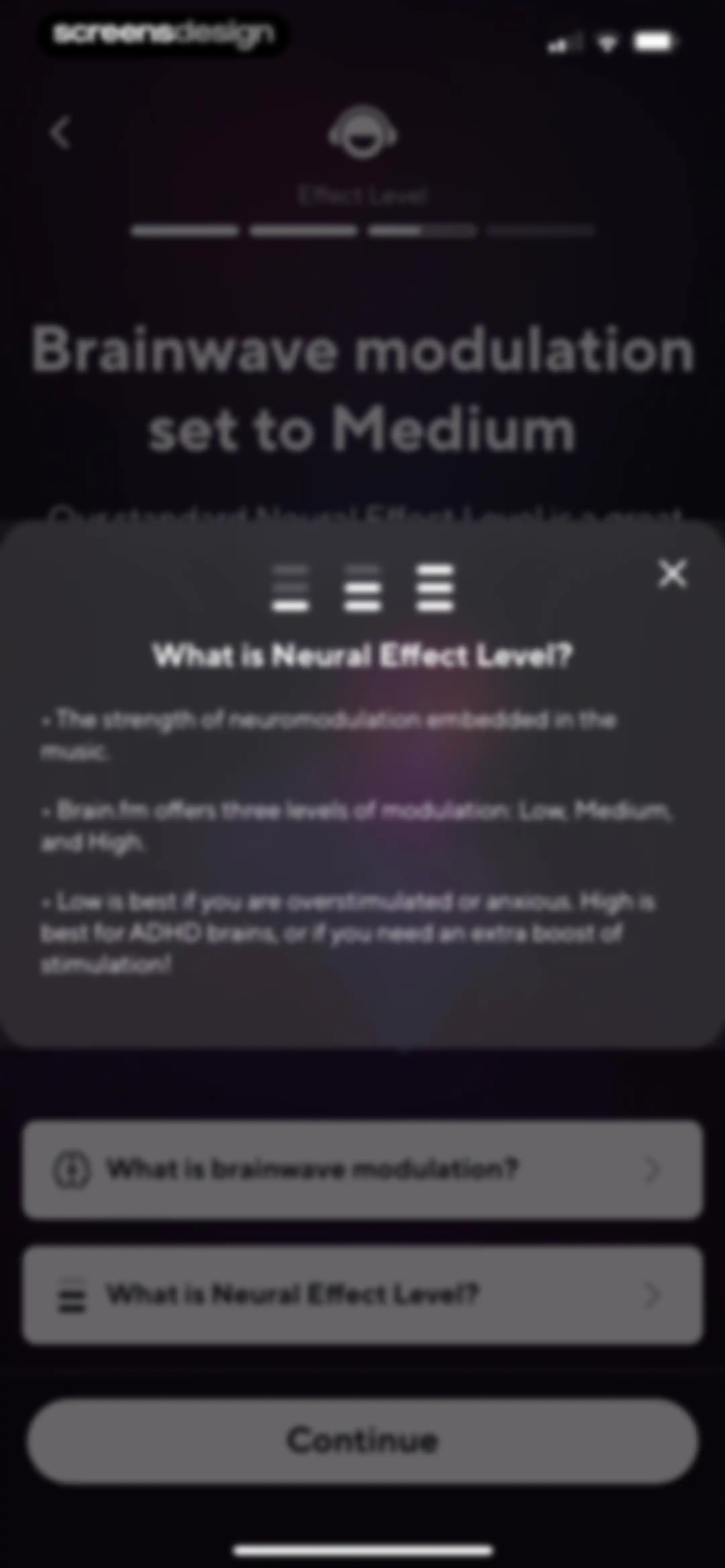 Brain.fm: Focus & Sleep Music screen 16