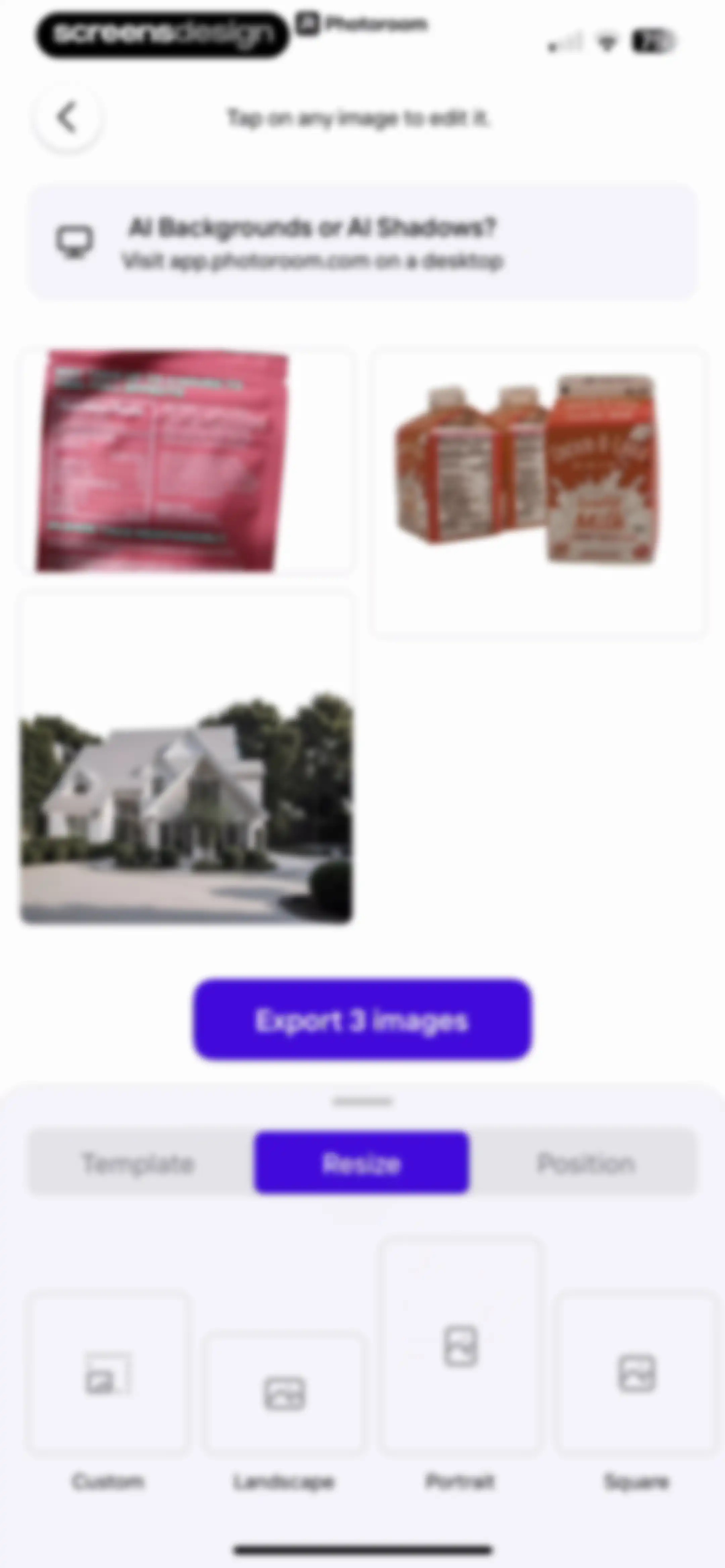 Photoroom: AI Photo Editor screen 97