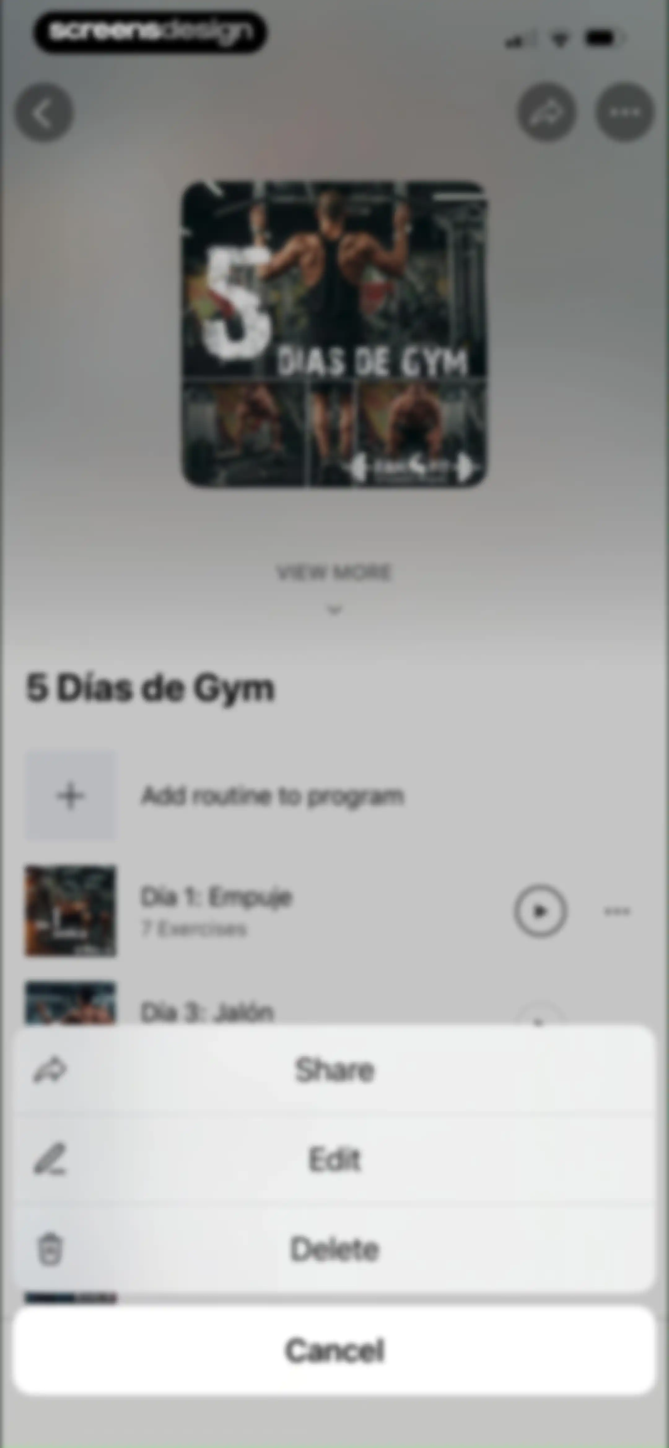 Lyfta: Gym Workout Tracker Log screen 190