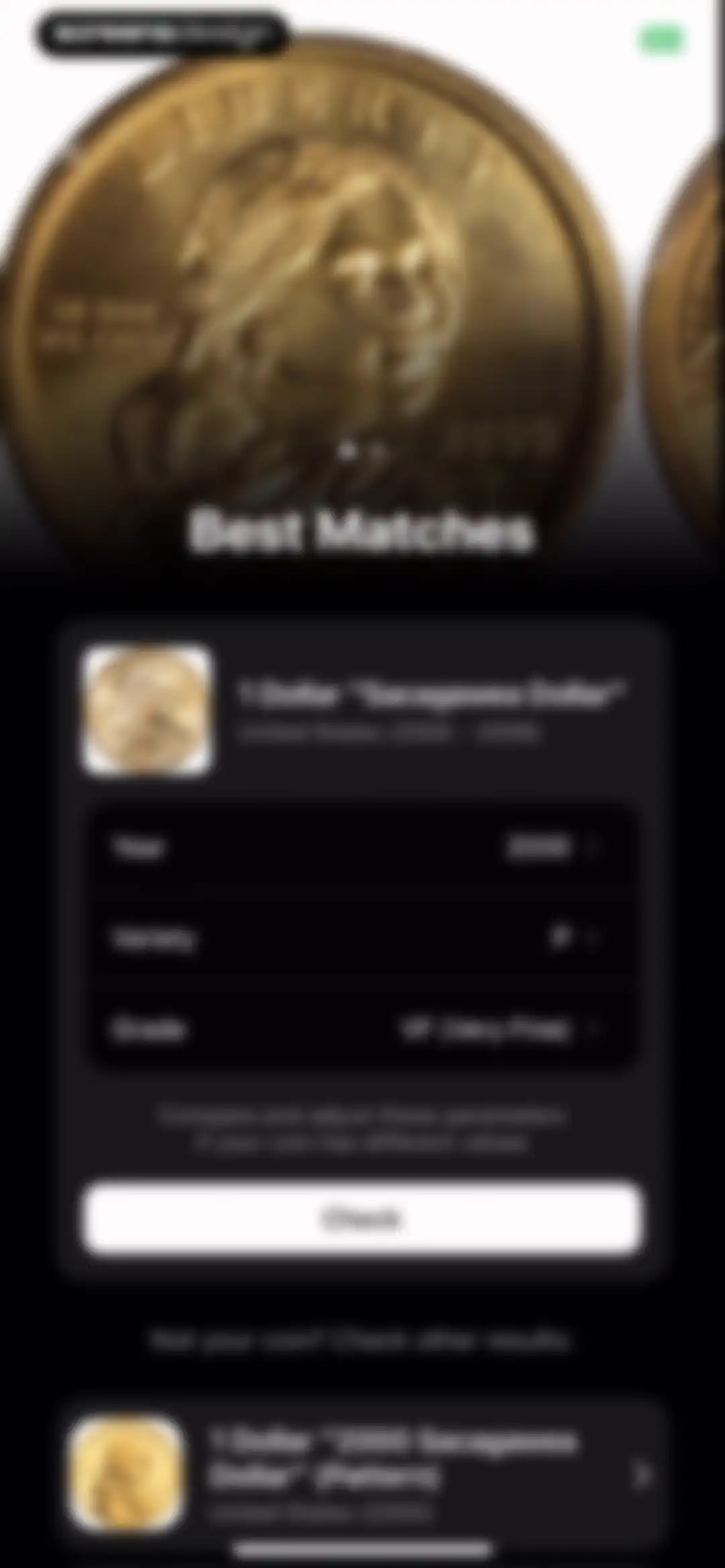 Coin Identifier - CoinCheck screen 18