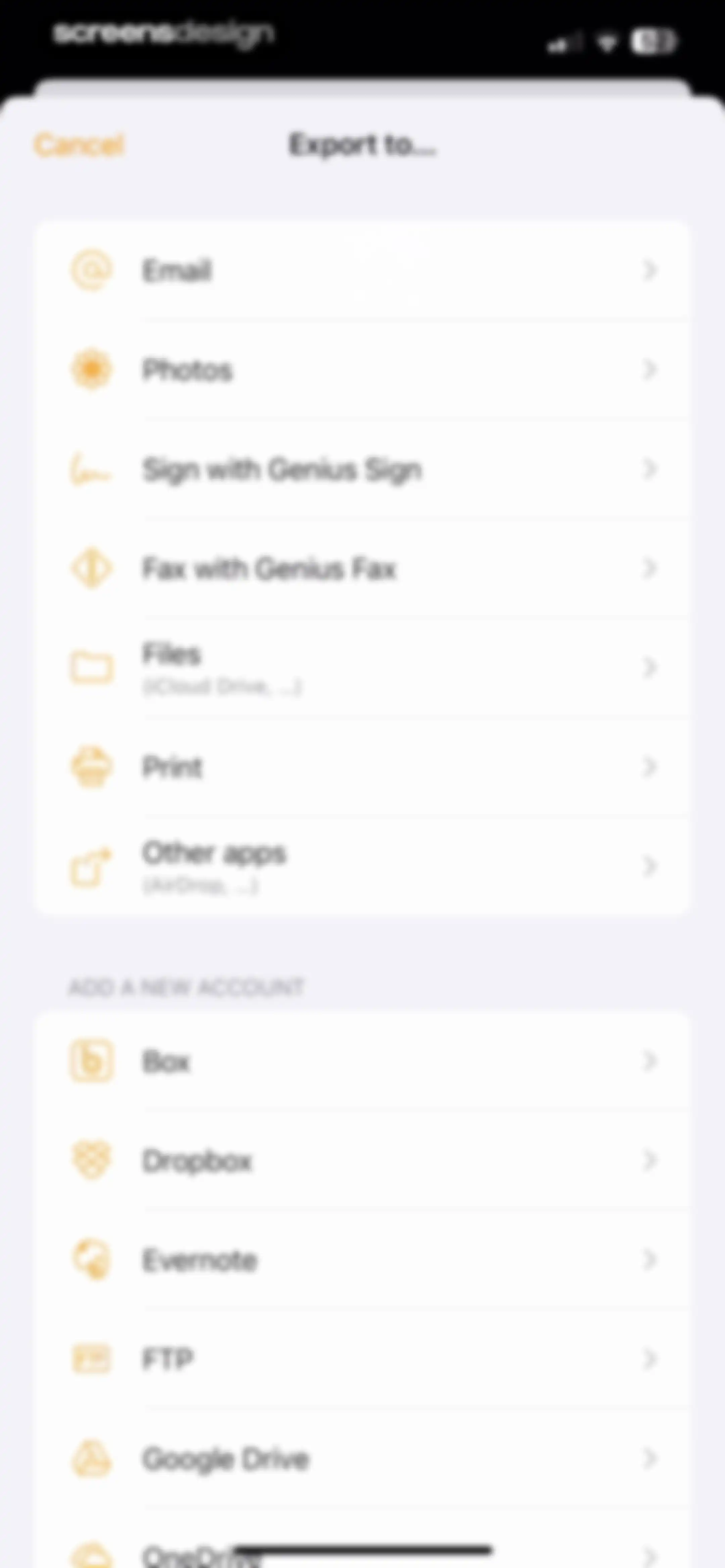 Scanner App: Genius Scan screen 87