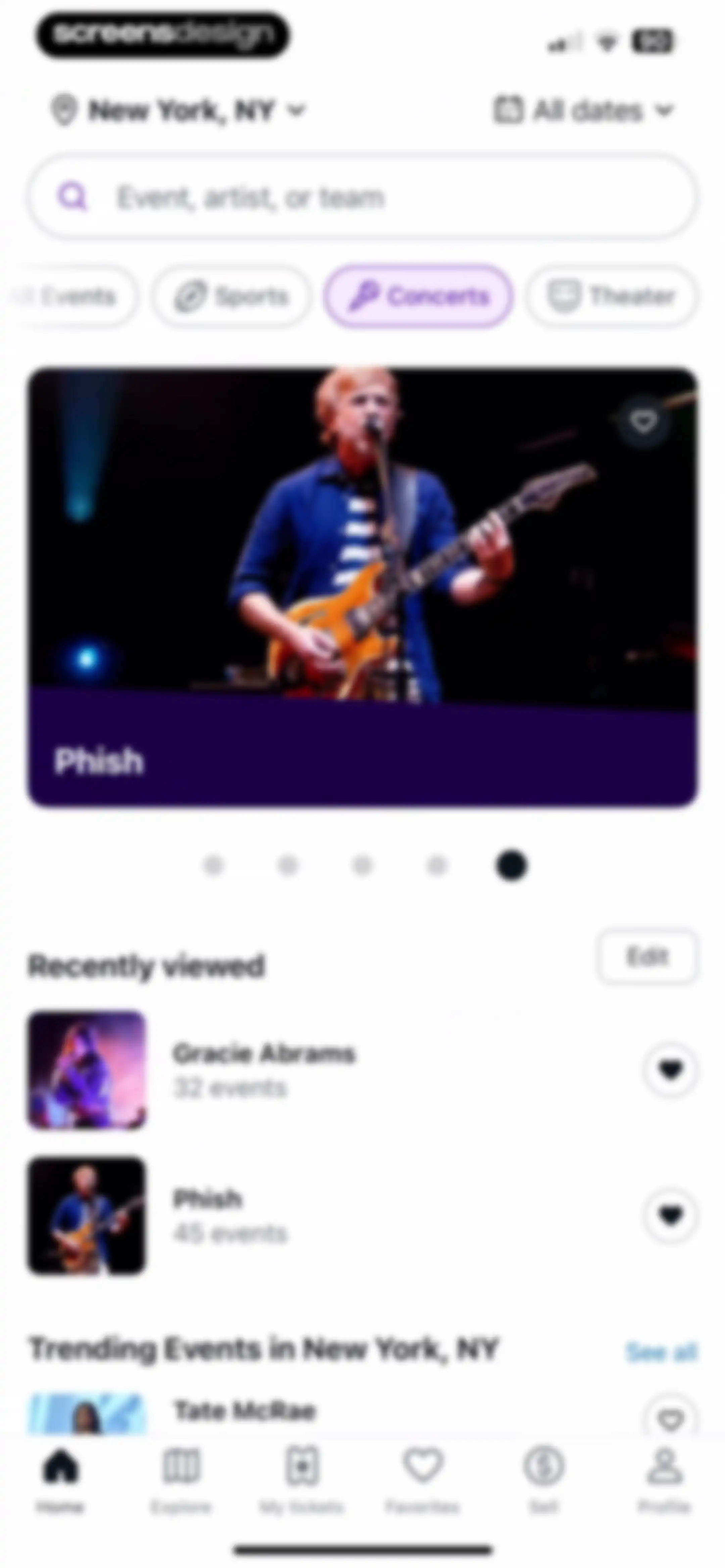 StubHub: Event Tickets screen 51