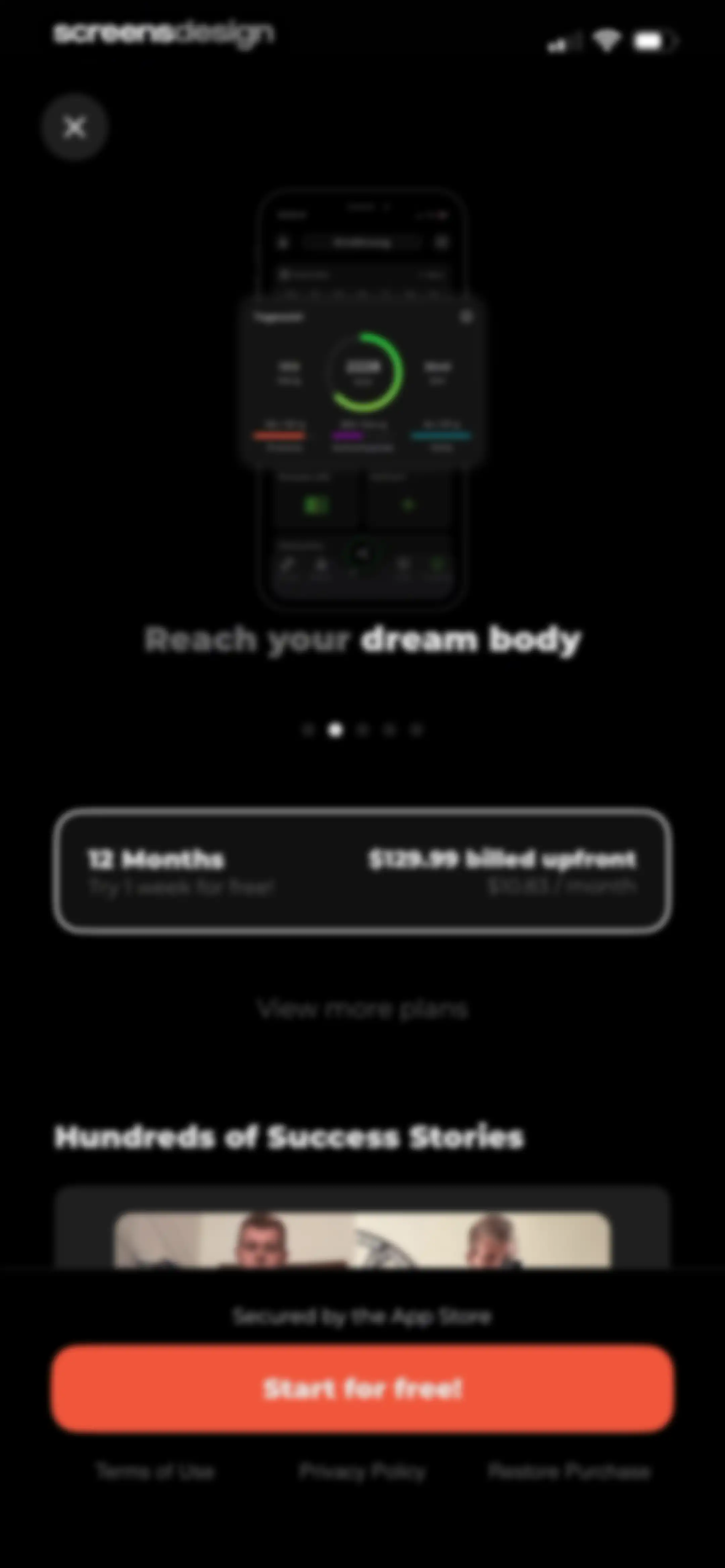 MCI - Personal Training AI screen 46