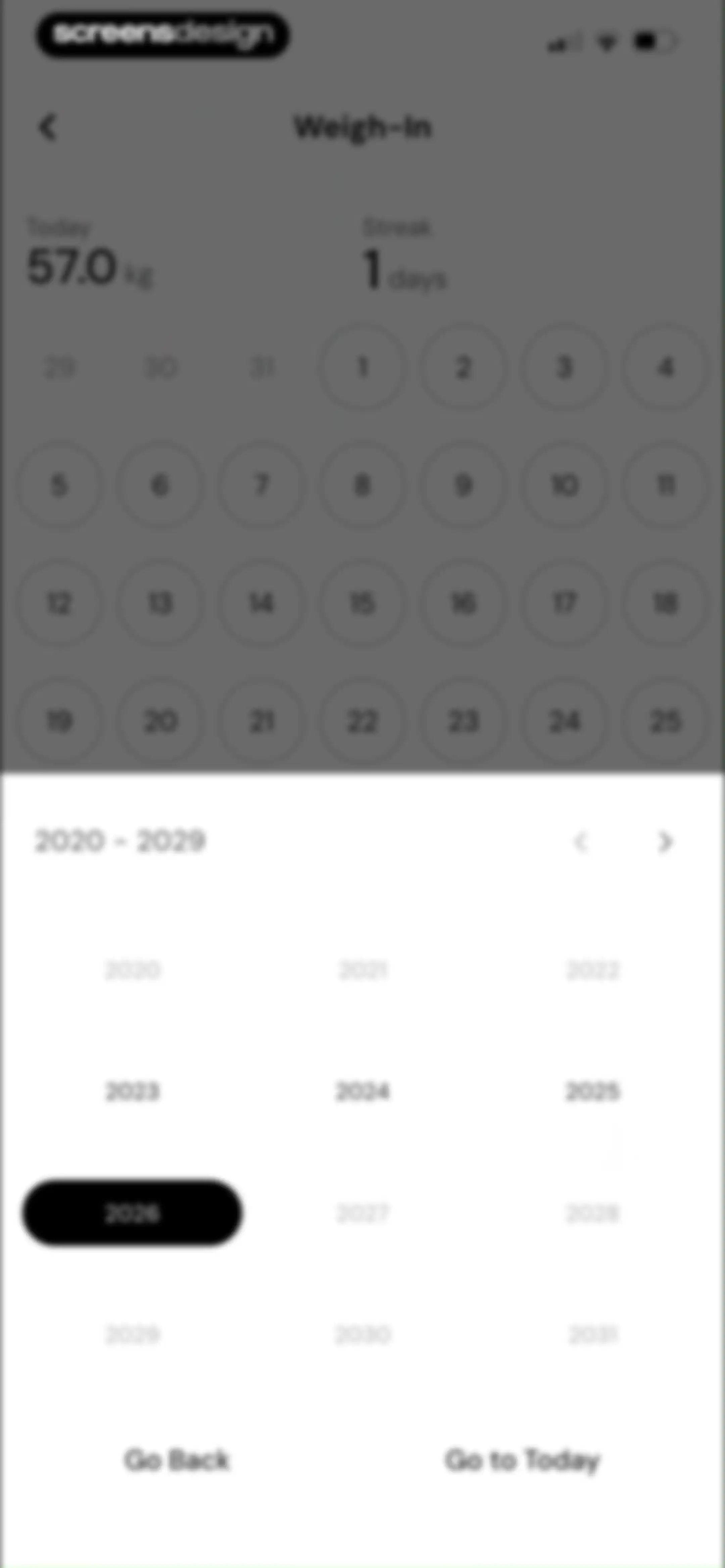 MacroFactor Workouts - Tracker screen 130