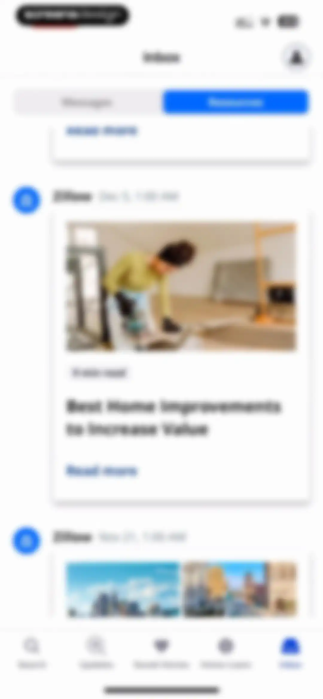 Zillow Real Estate & Rentals screen 182