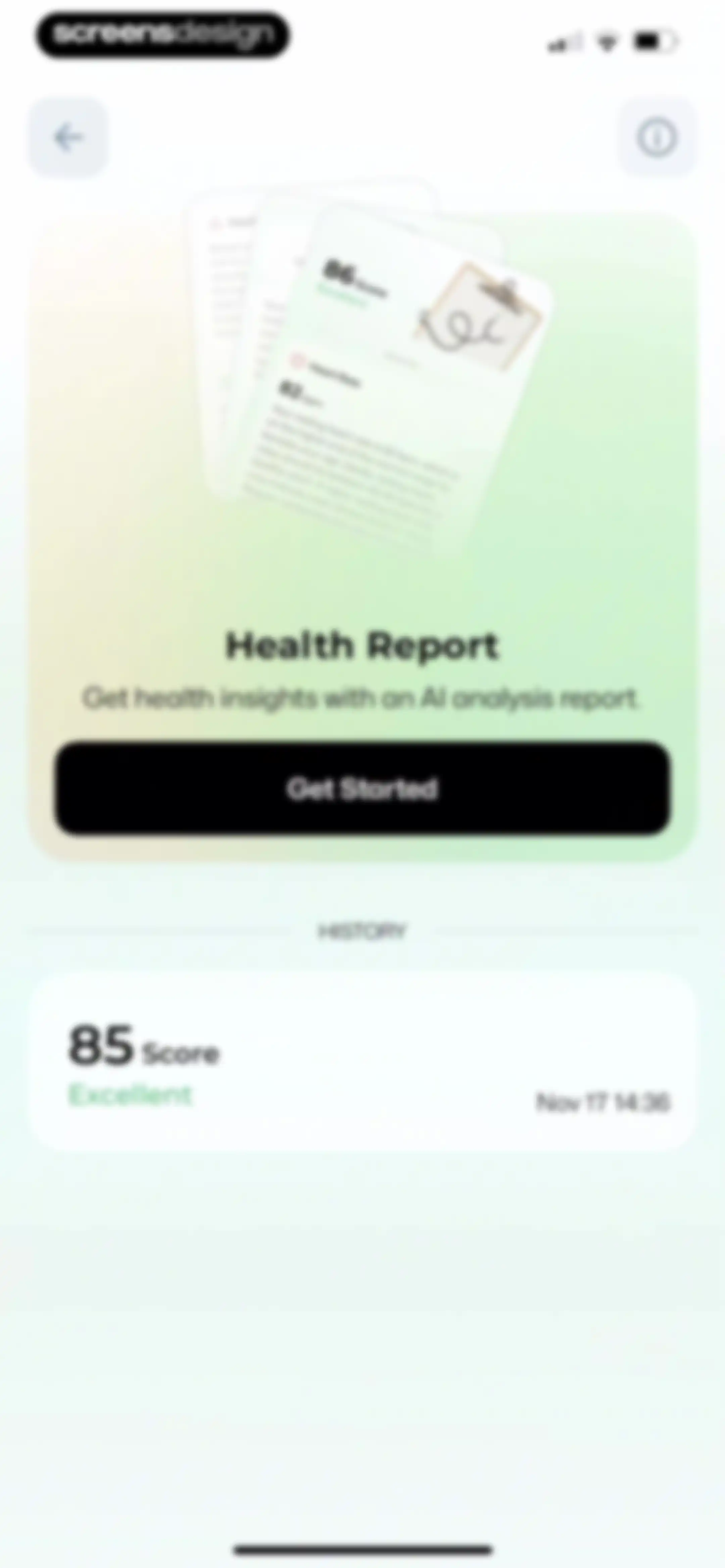 Wellance – AI Health & Balance screen 99