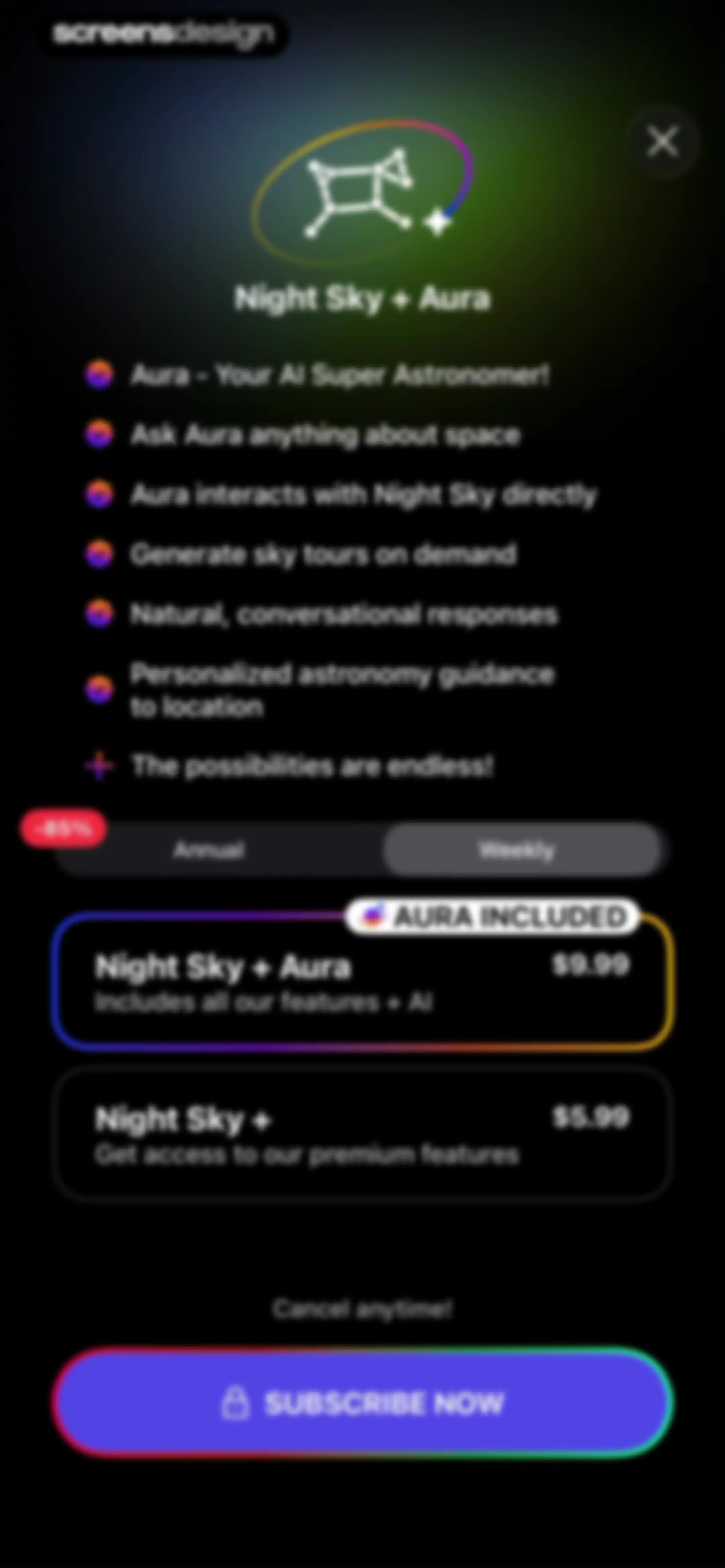 Night Sky screen 14
