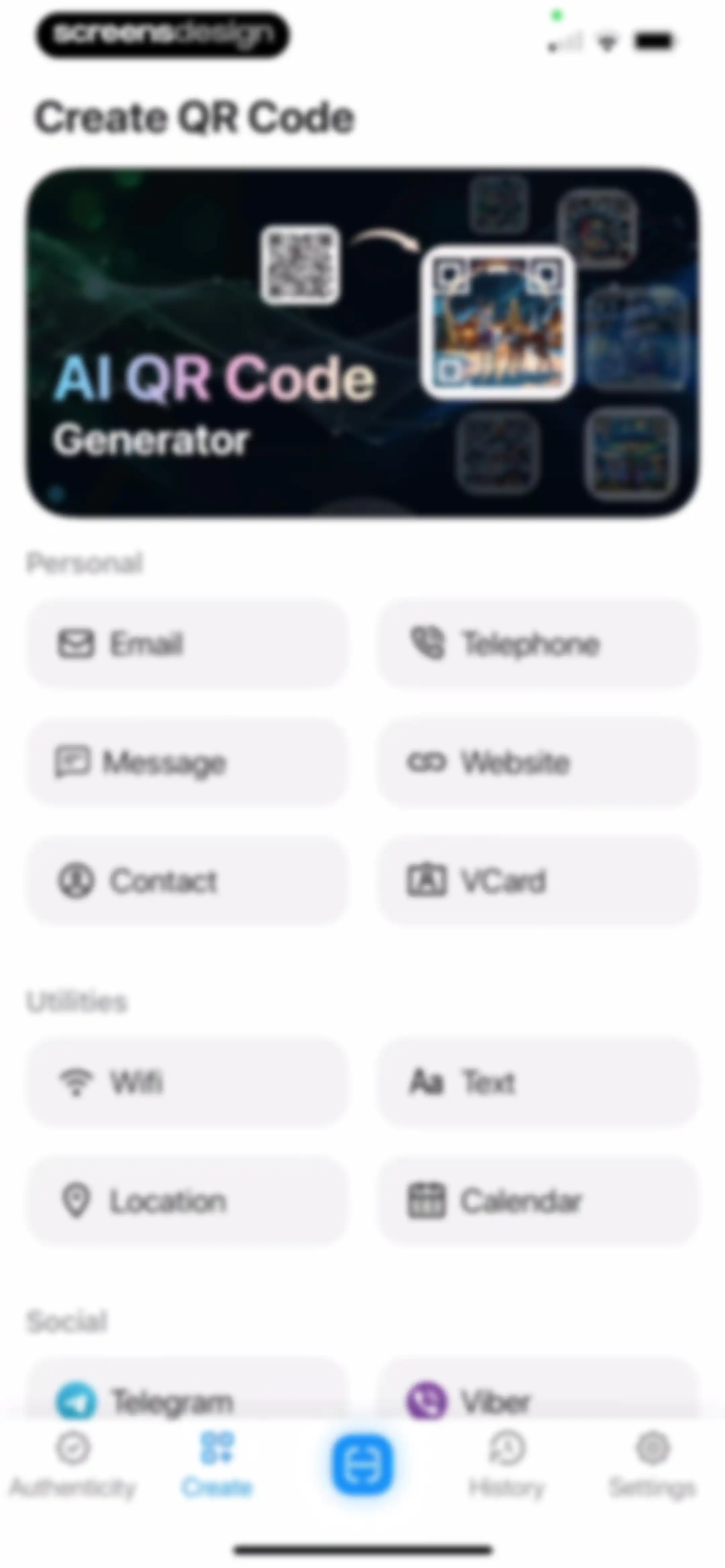 QR Code Reader, Scan Barcode screen 39