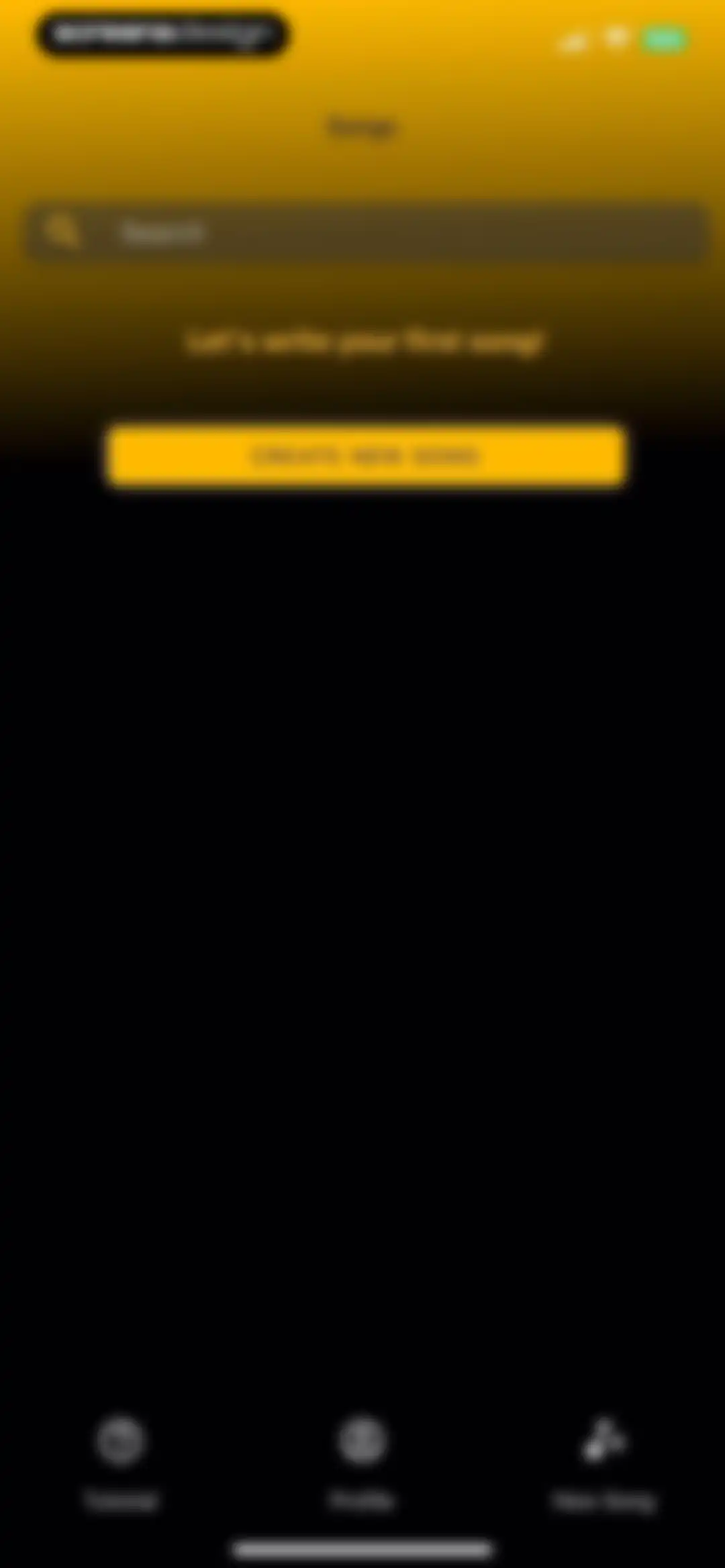 GhostWriter AI Lyrics screen 3