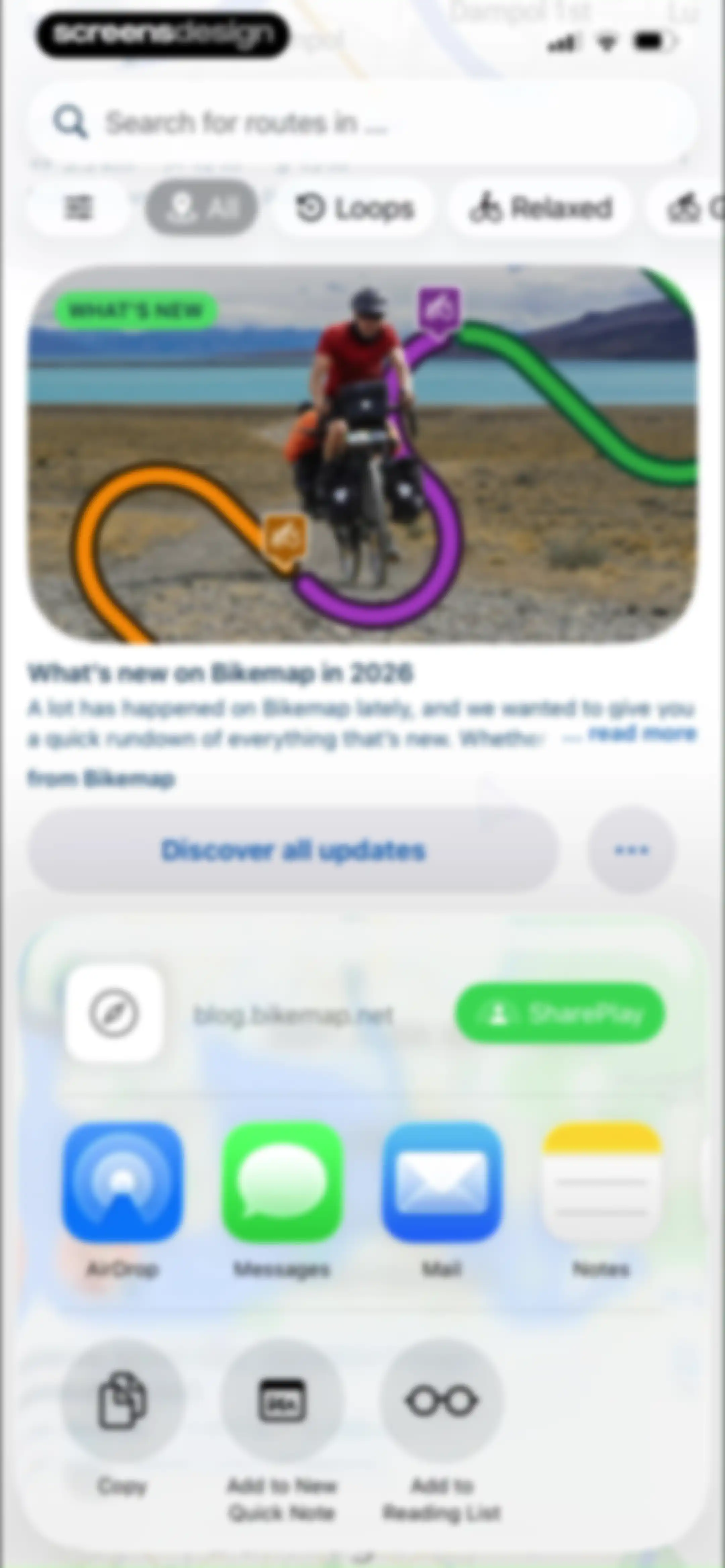 Bikemap: Bicycle Tracker & GPS screen 87
