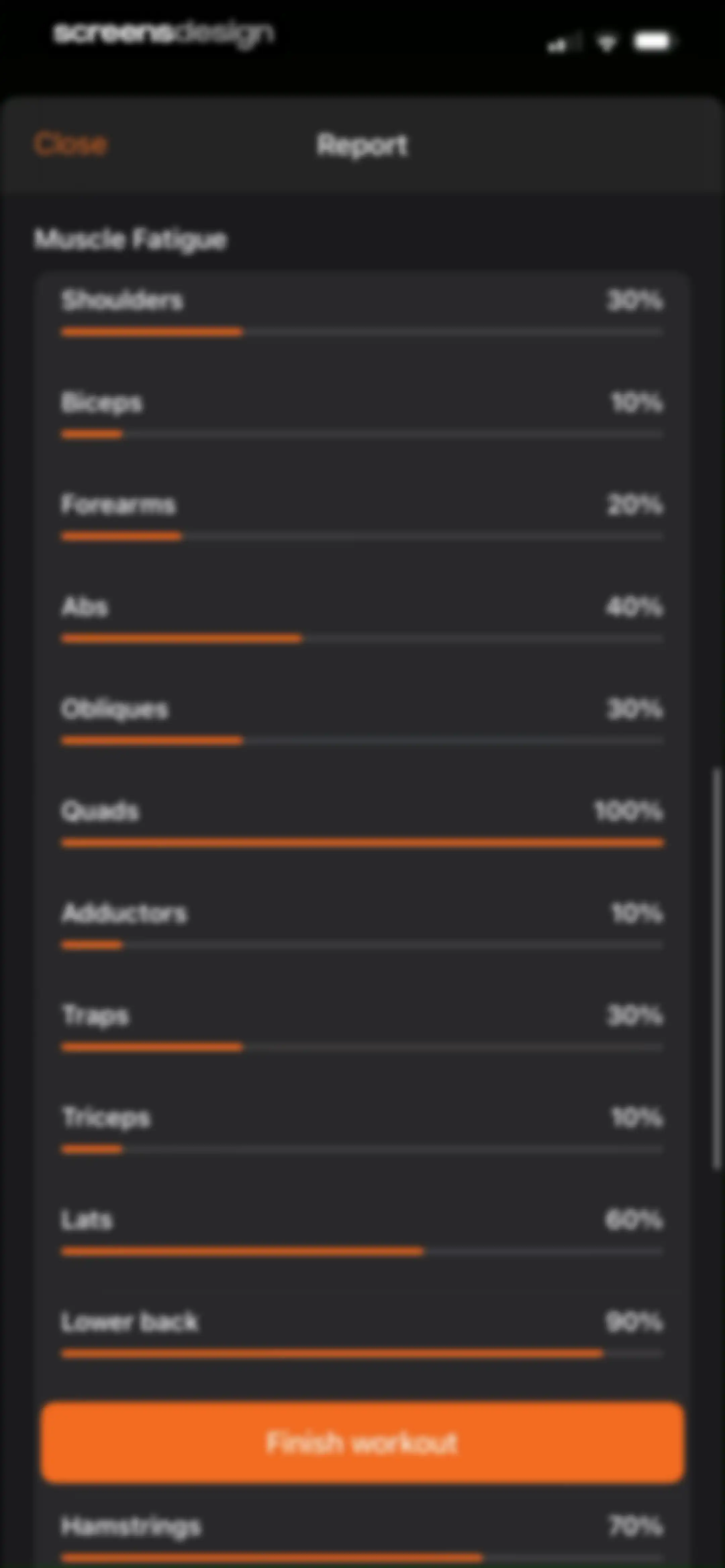 Gym WP - Workout Planner & Log screen 71