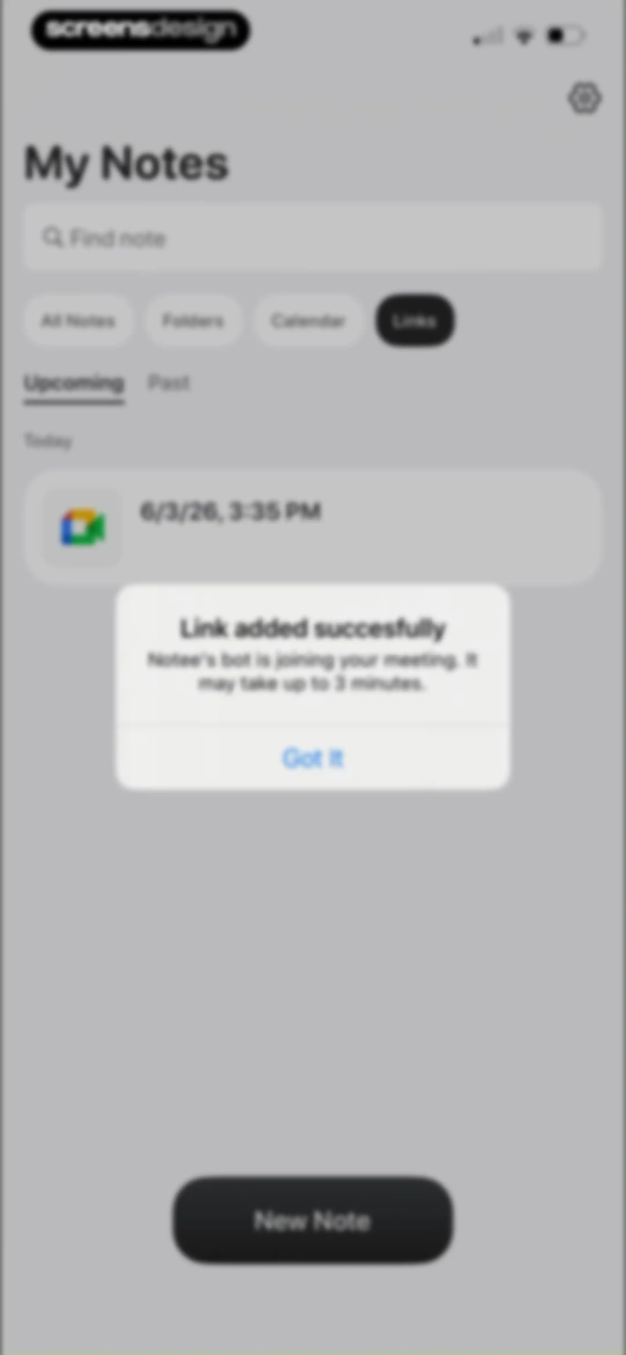 Notee: AI Note Taker screen 68