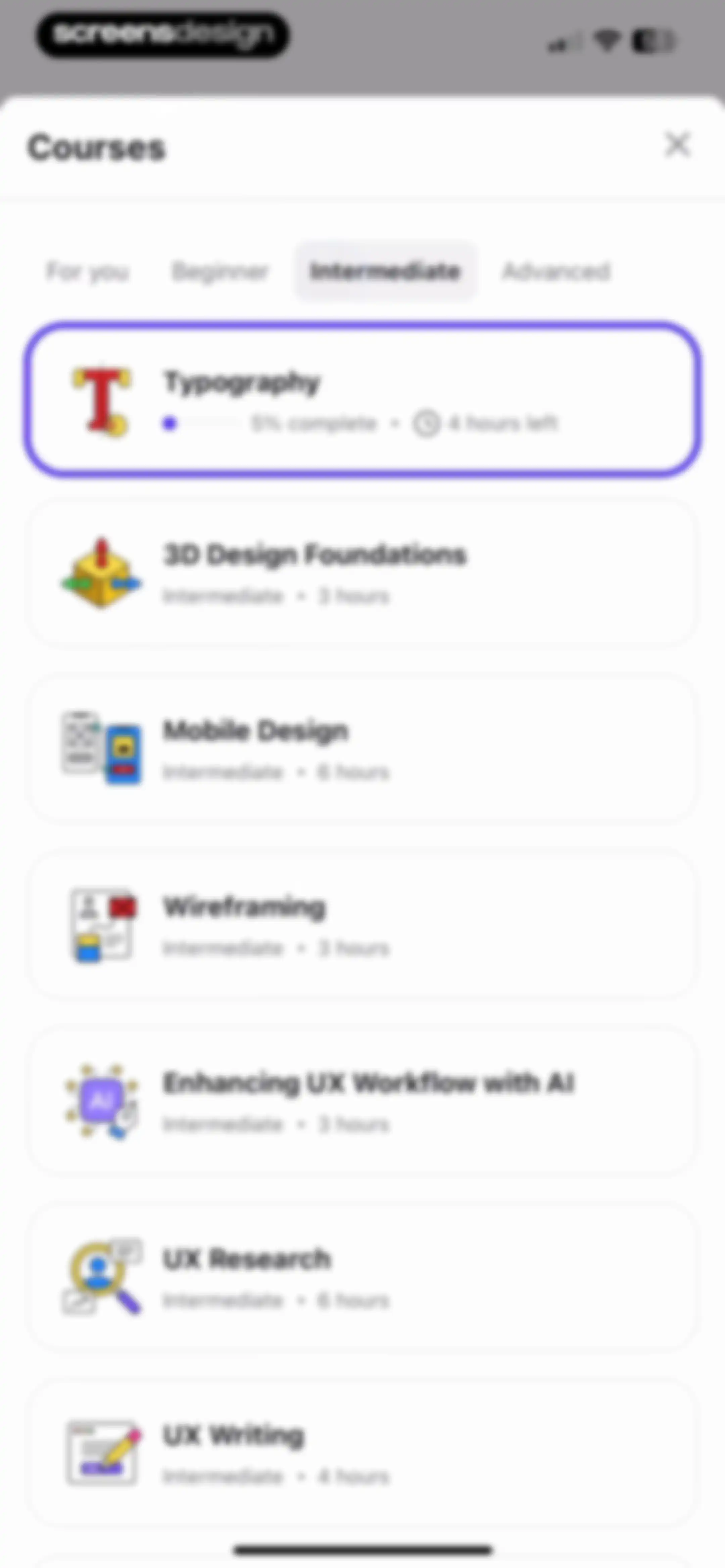 Uxcel: Learn UX & UI Design screen 63