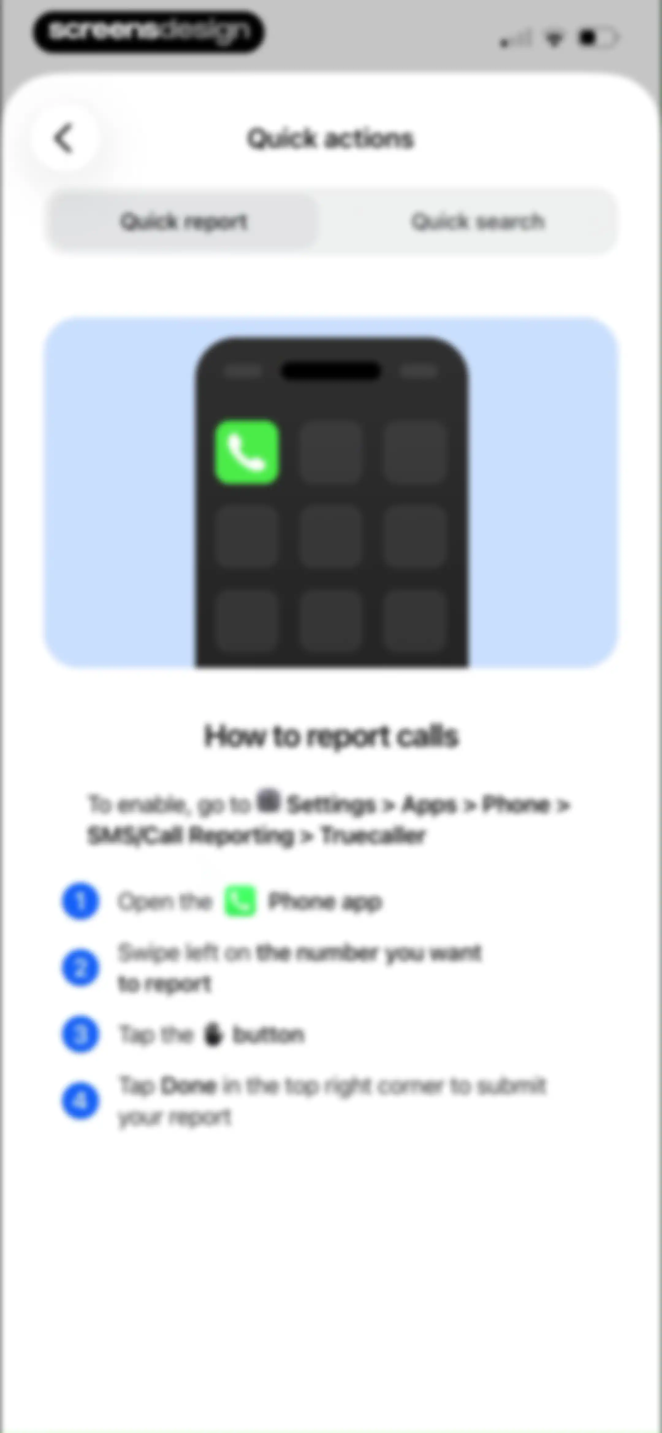 Truecaller: Premium Caller ID screen 102
