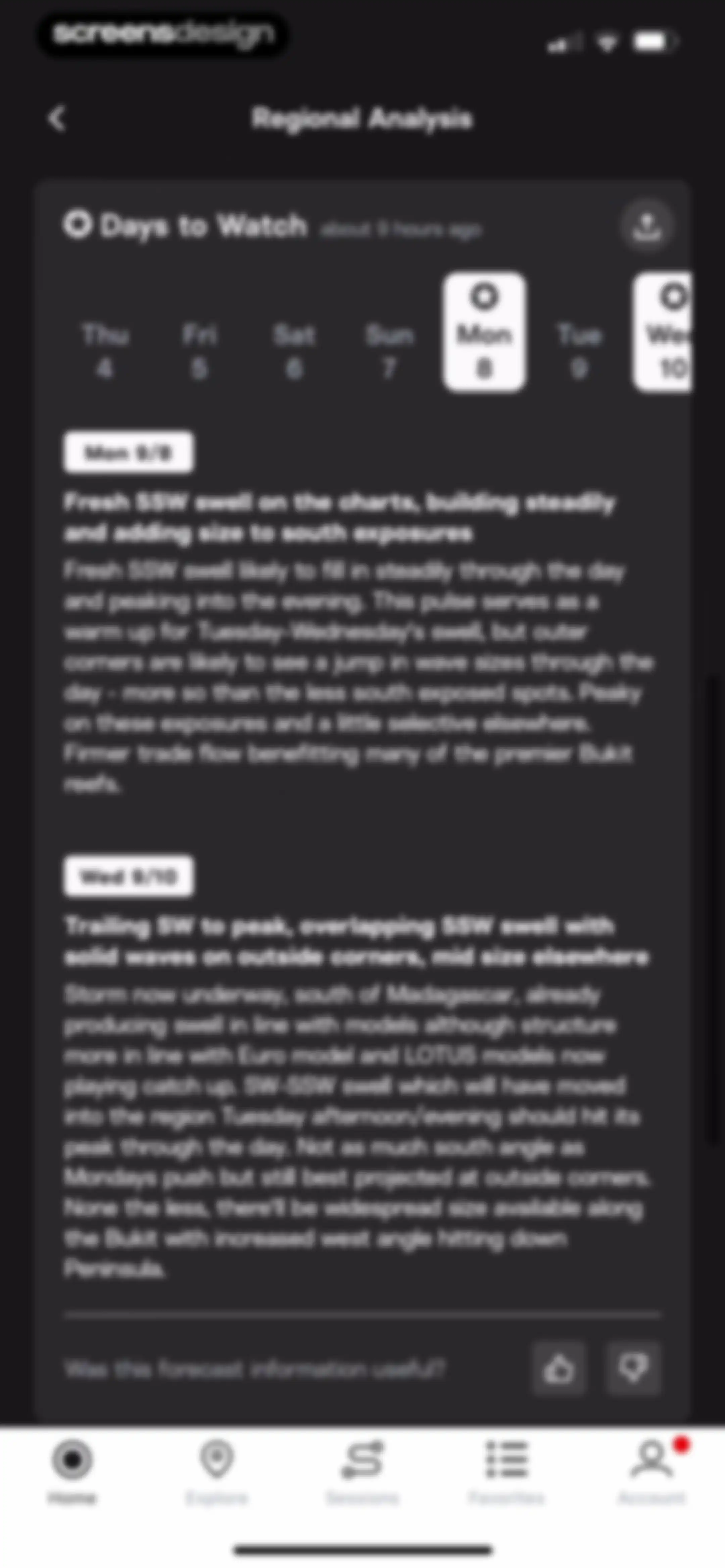 Surfline: Wave & Surf Reports screen 23