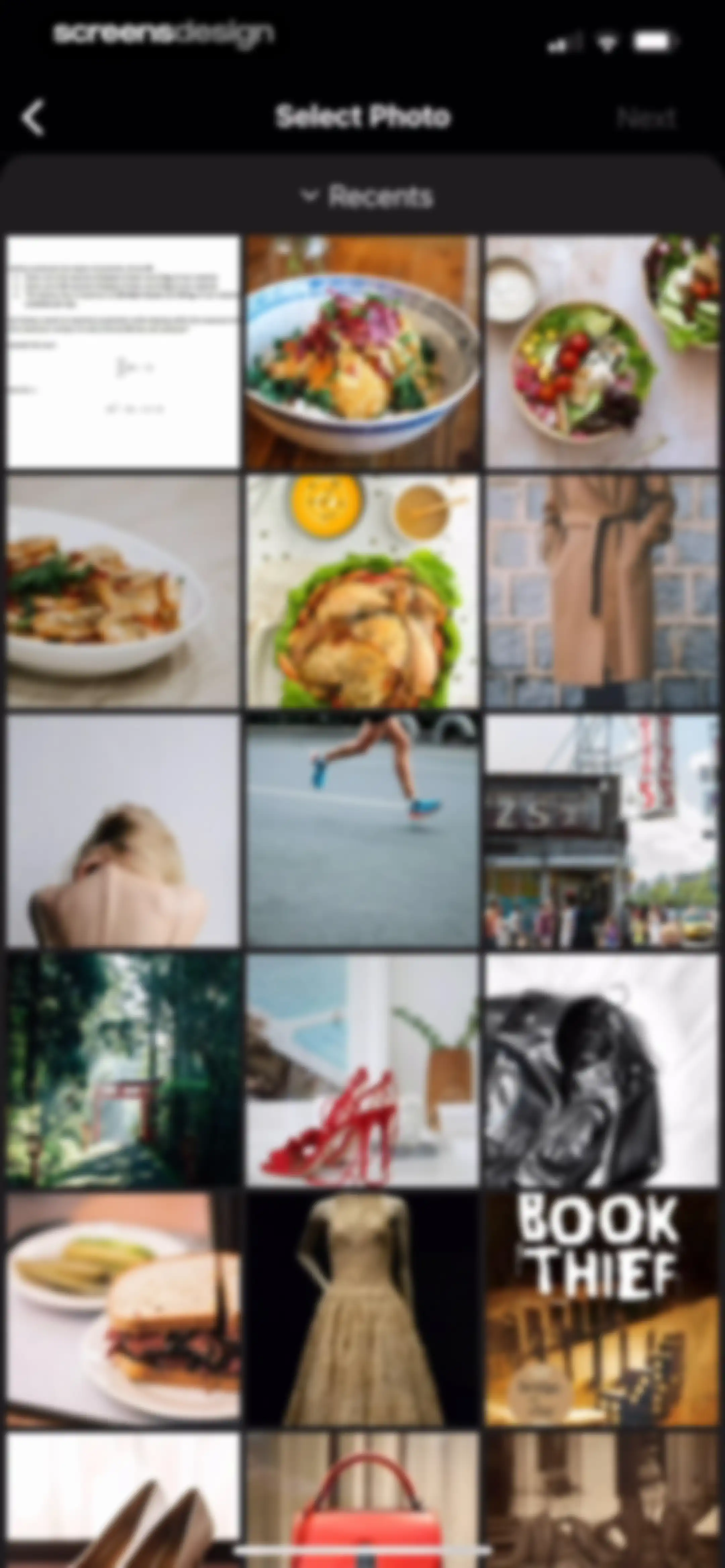 Layout for Instagram: Collage screen 13