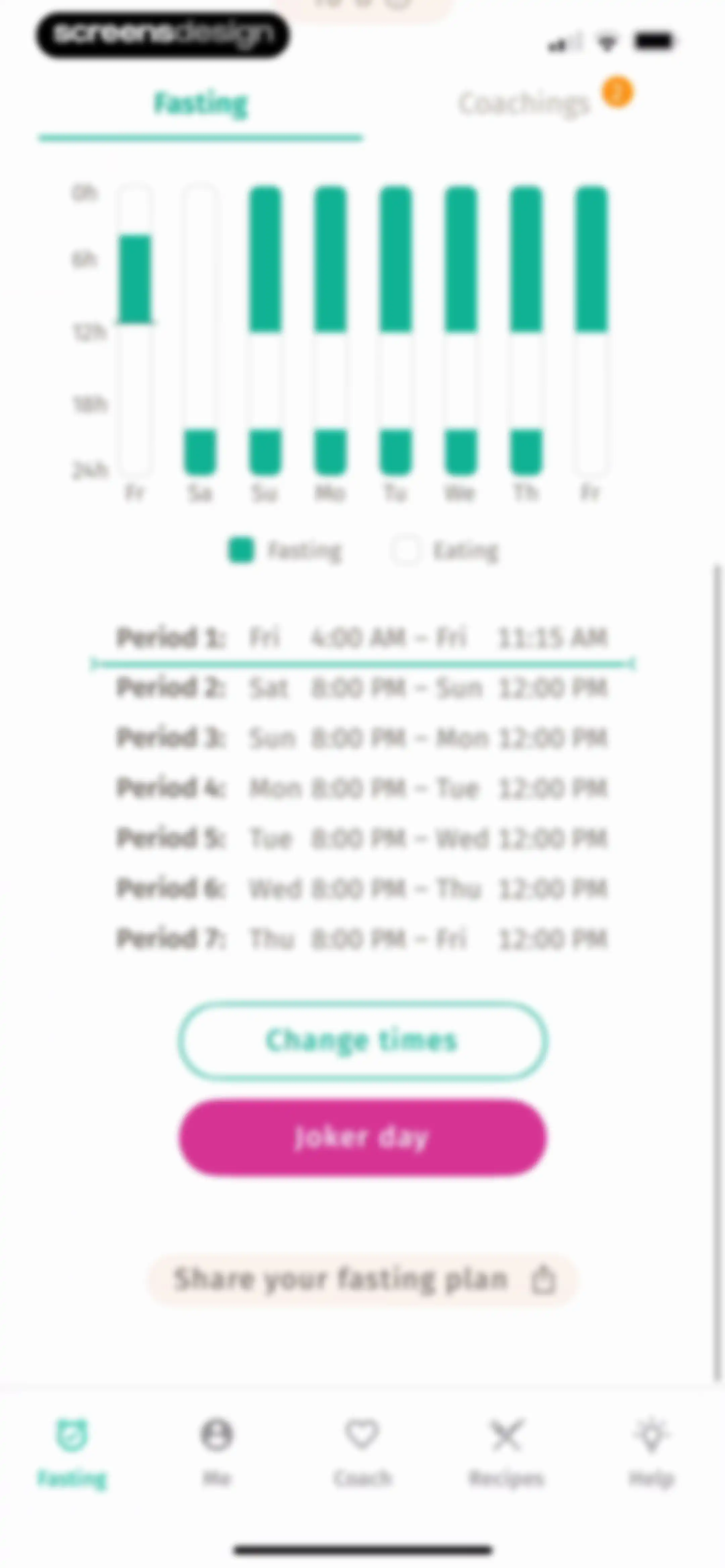 BodyFast: Intermittent Fasting screen 90