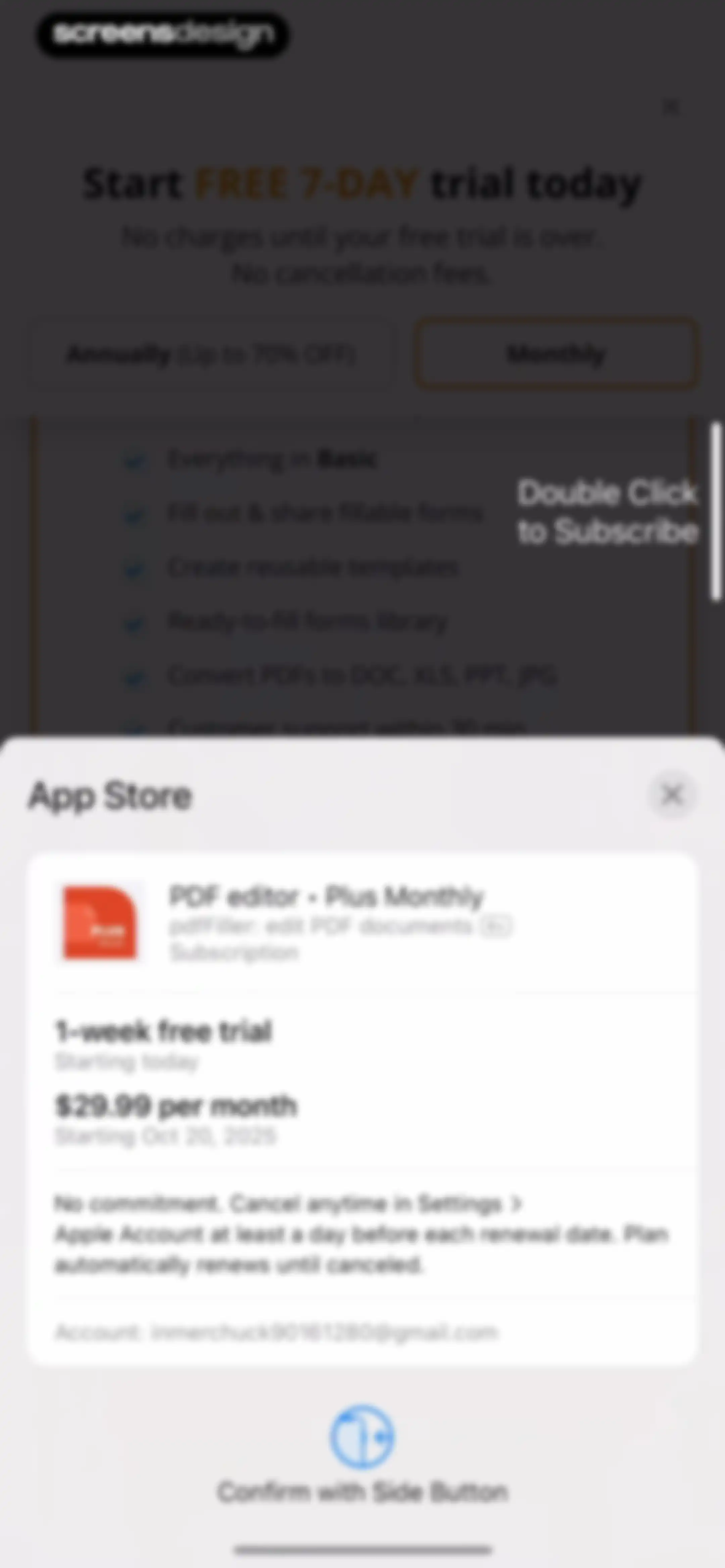 pdfFiller: edit PDF documents screen 17