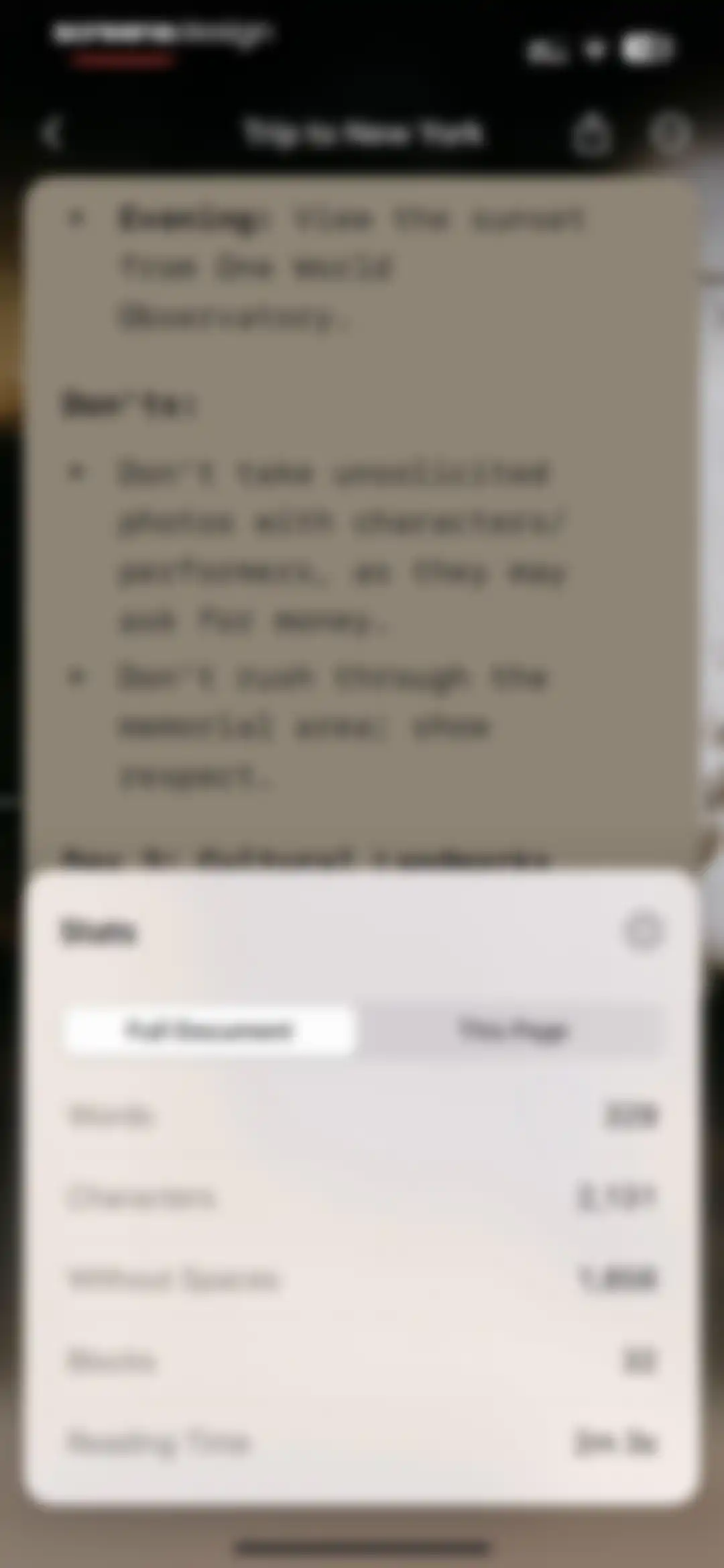Craft: Notes, Documents, AI screen 86
