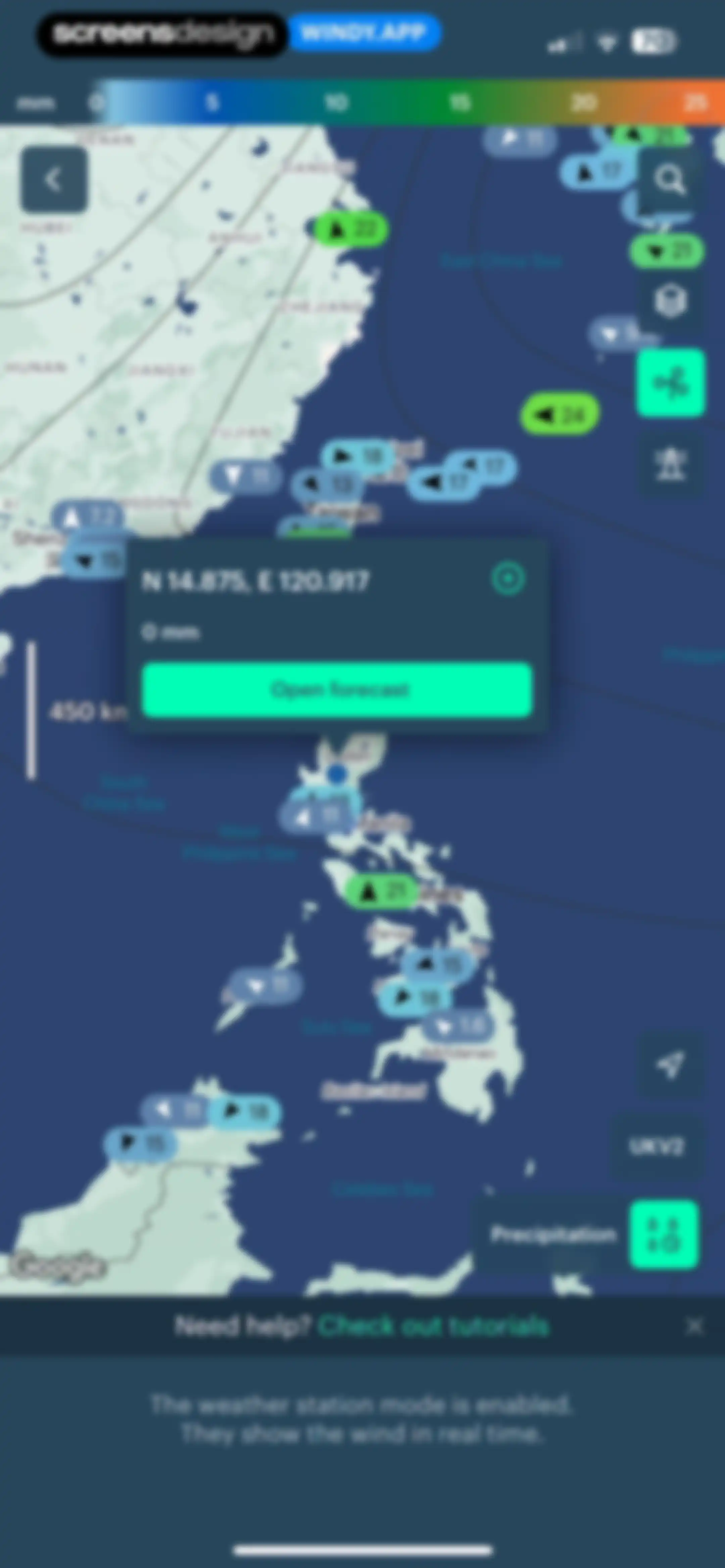 Windy.app — Wind, Tides, Radar screen 91
