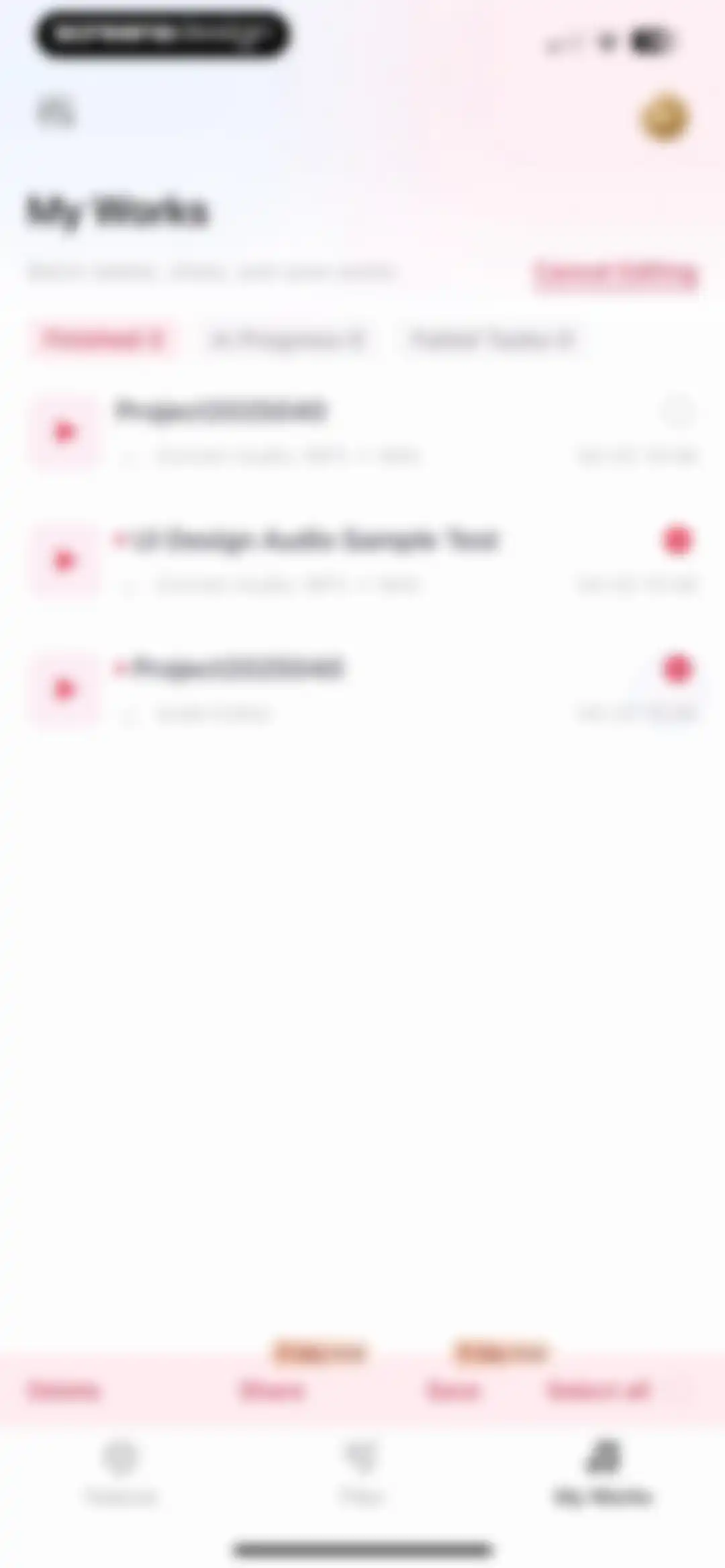 Audio Editor: MP3 Converter screen 95
