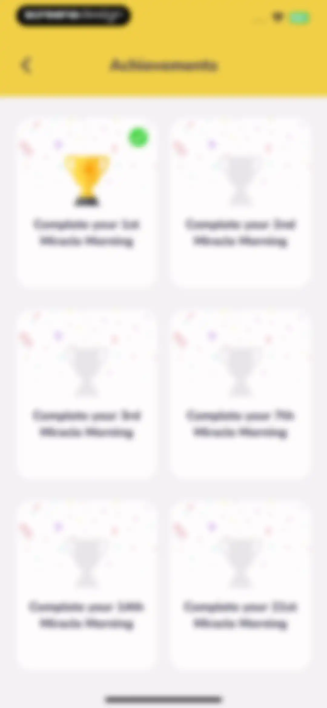 Miracle Morning Routine screen 123