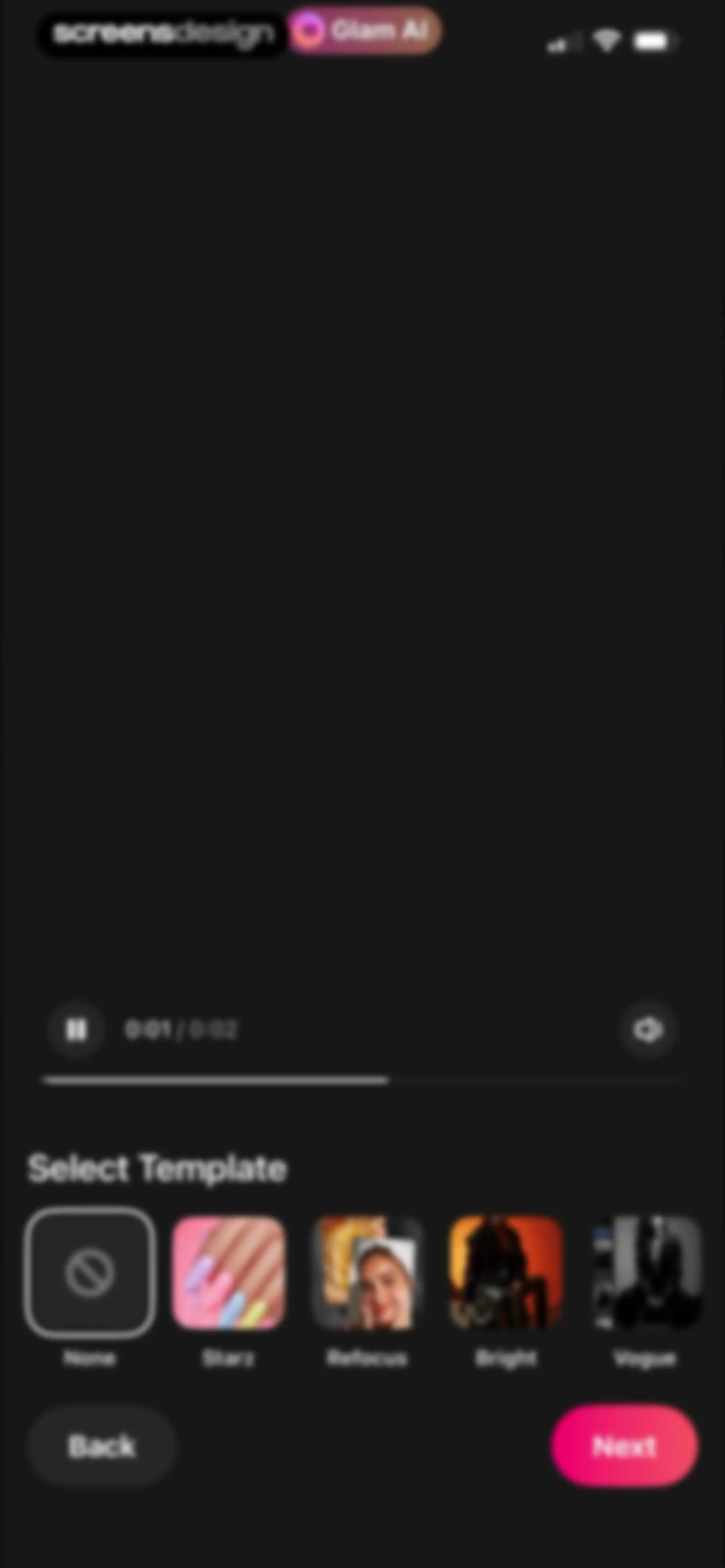 Glam AI: Video & Photo Editor screen 111